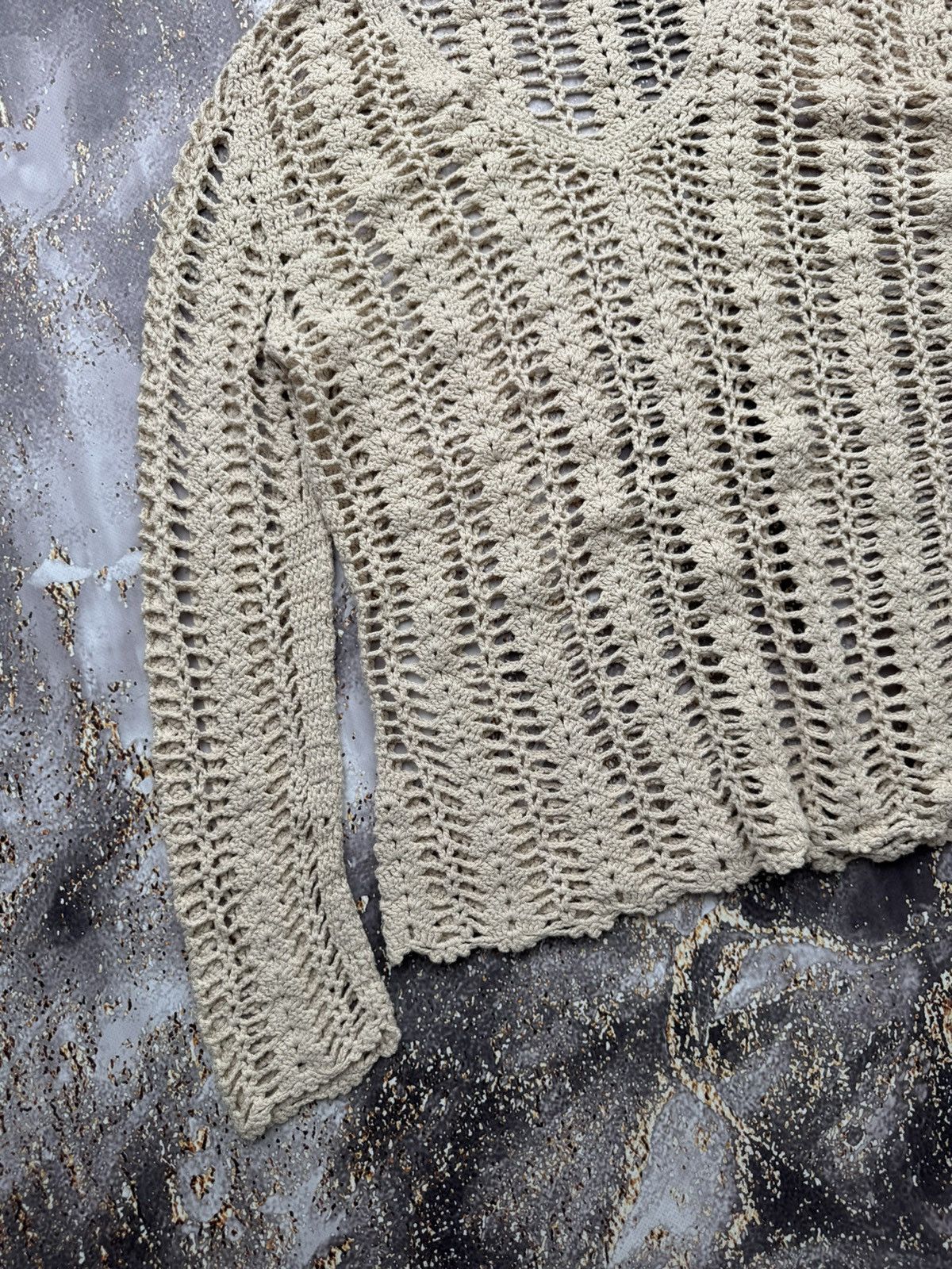 Vintage Vintage Mesh Knit Long Sleeve Size M / US 6-8 / IT 42-44 - 2 Thumbnail