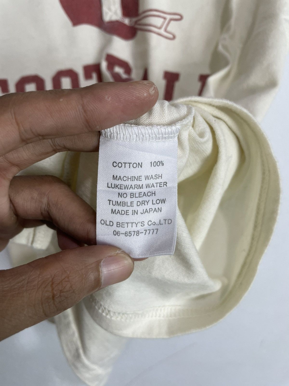 Japanese Brand Old bettys football College Tee Kapital style Size S / US 4 / IT 40 - 6 Thumbnail