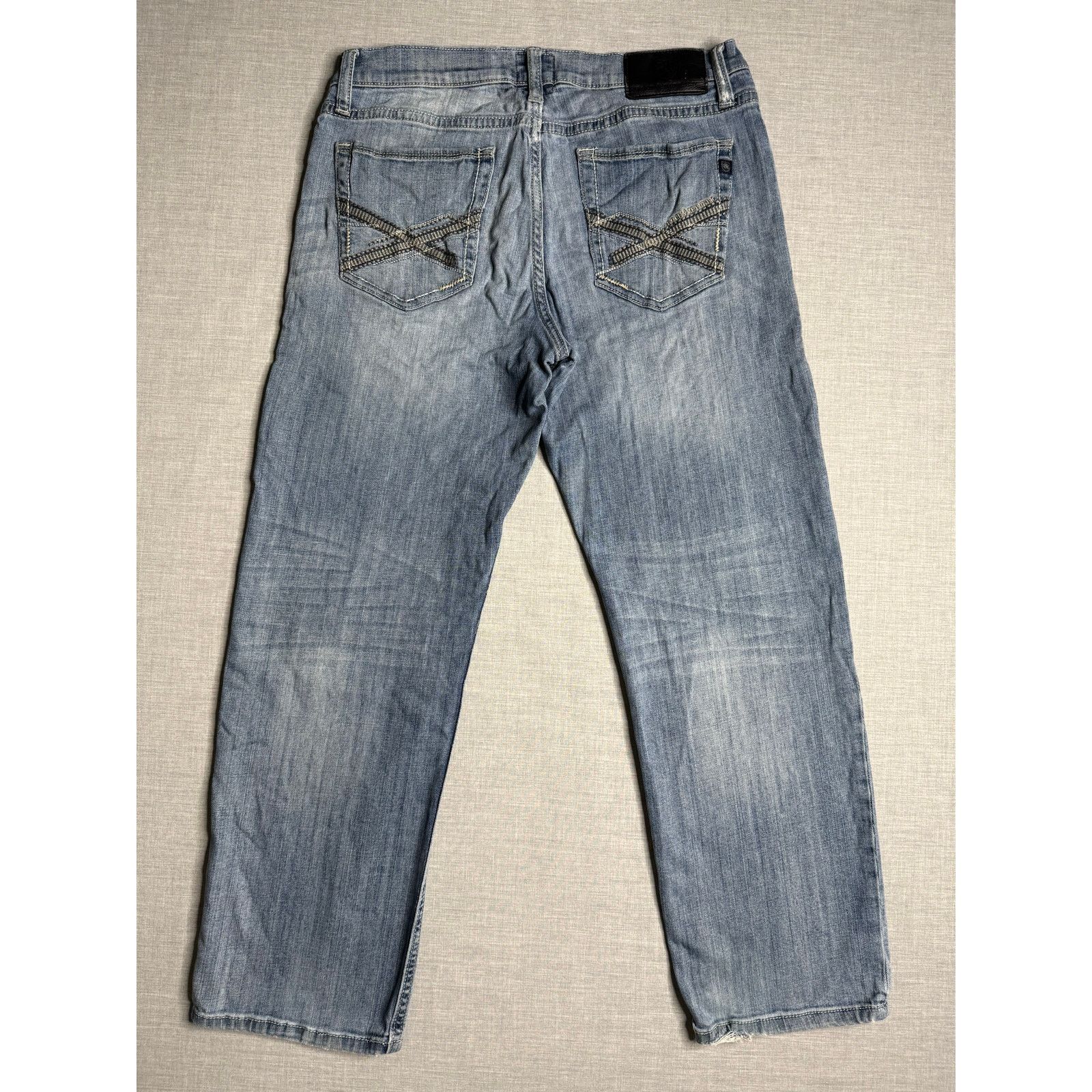 Rock & Republic Rock & Republic Grady Relaxed Straight Jeans 34x30 Size US 34 / EU 50 - 1 Thumbnail