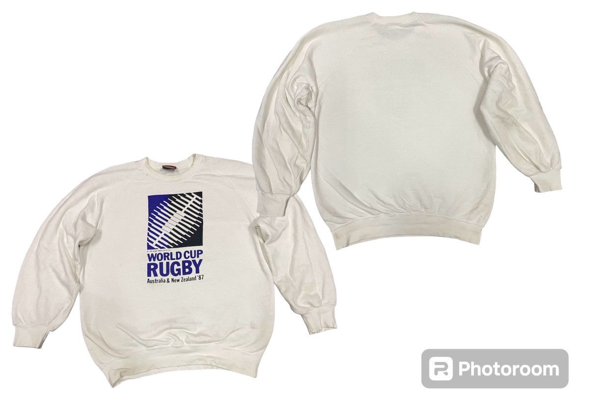 Canterbury of New Zealand 1985 CANTERBURY OF NEW ZEALAND RUGBY WORLD CUP CREWNECK Size US S / EU 44-46 / 1 - 1 Thumbnail