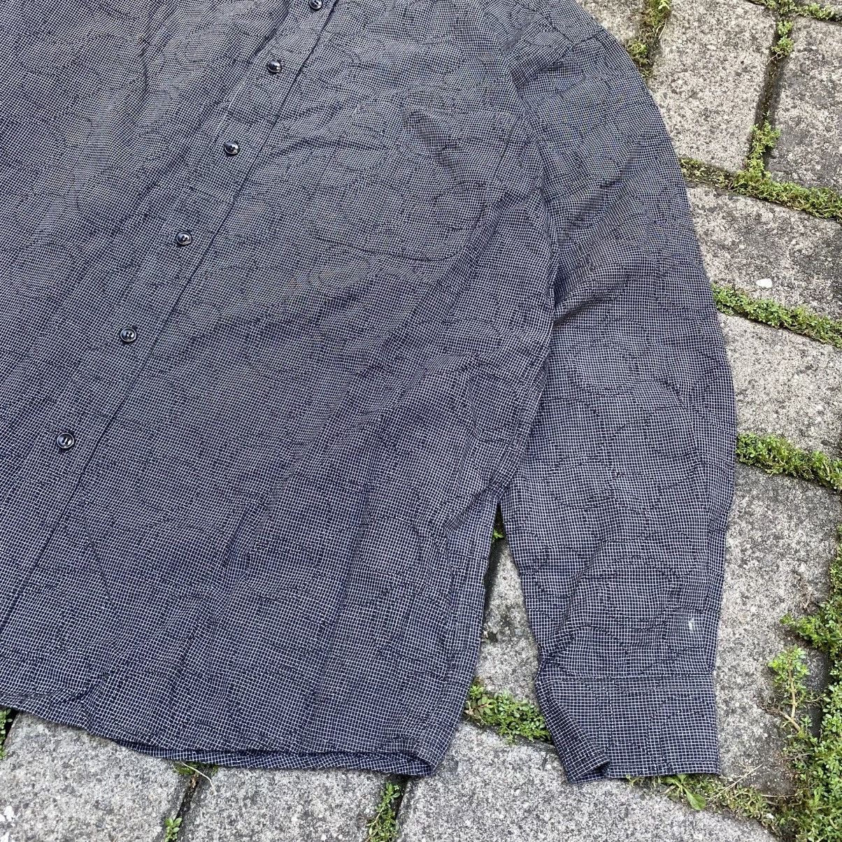 Issey Miyake 2000s Luis Chavlon Dark Grey Button Up Shirt Size US M / EU 48-50 / 2 - 3 Thumbnail