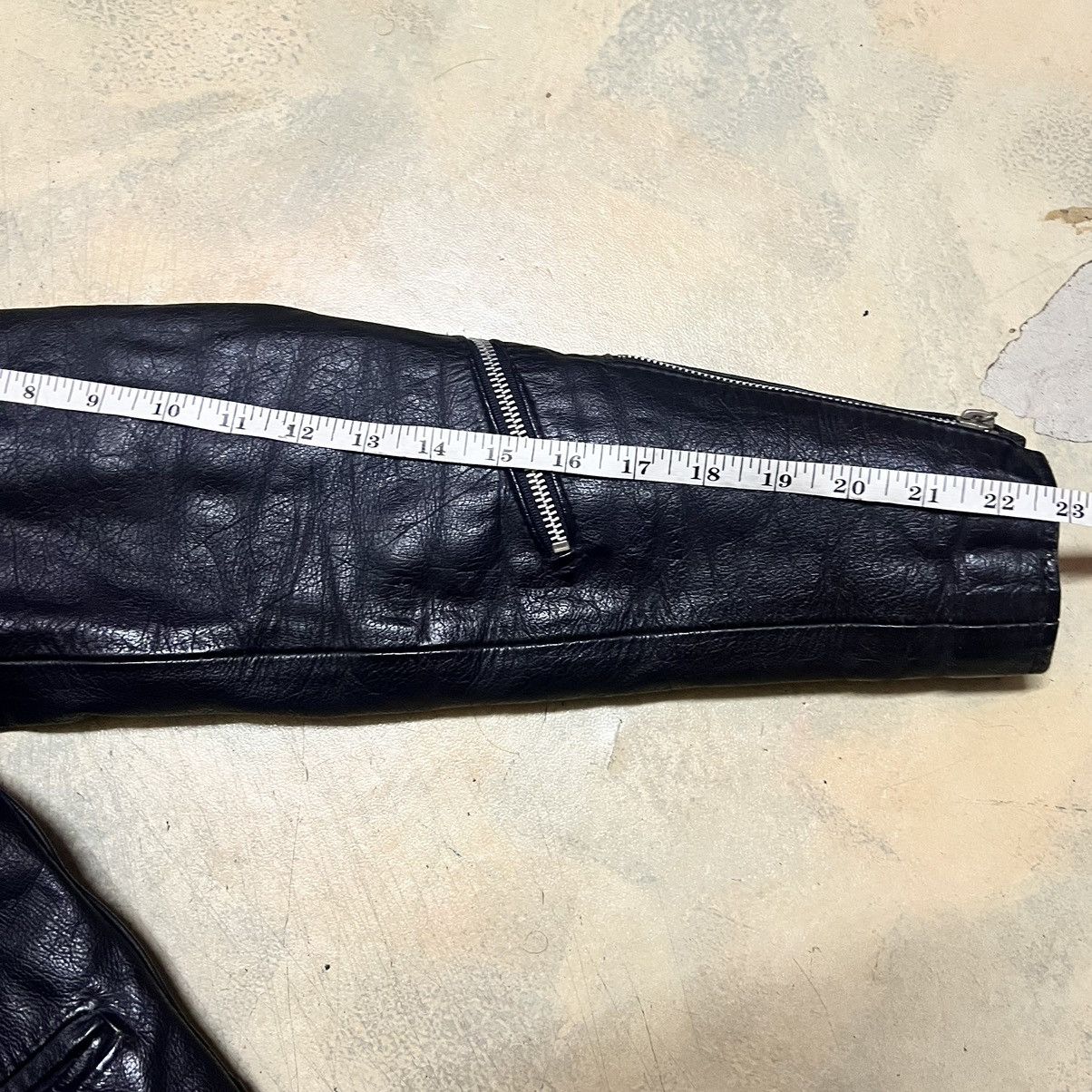 Japanese Brand Vintage Double Collar Punk Leather Jacket Size US XS / EU 42 / 0 - 14 Thumbnail