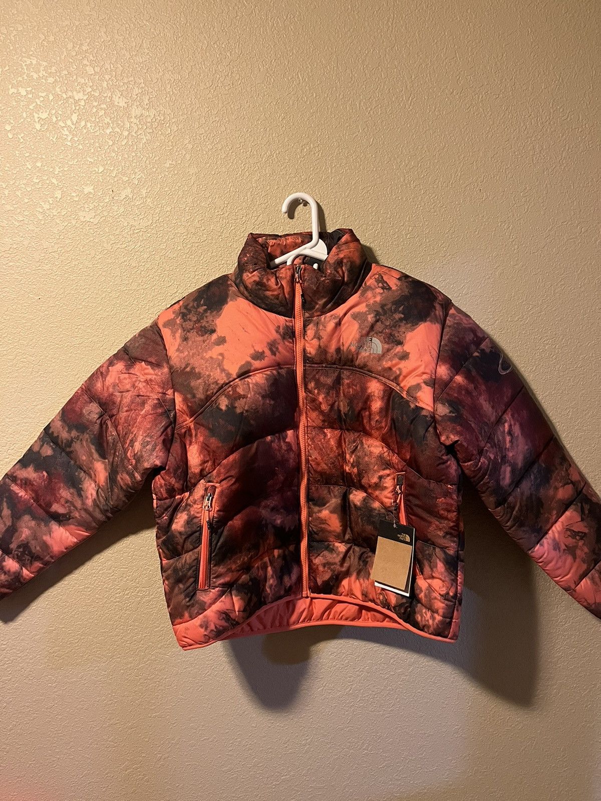 image of The North Face 2000 Mountain Puffer Jacket in Orange, Women's (Size Large)