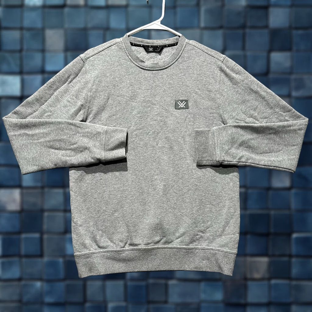 Vintage Vortex Optics Sweatshirt Mens Small Gray Crew Neck Long Sleeve Fleece Pullover Size US S / EU 44-46 / 1 - 1 Thumbnail