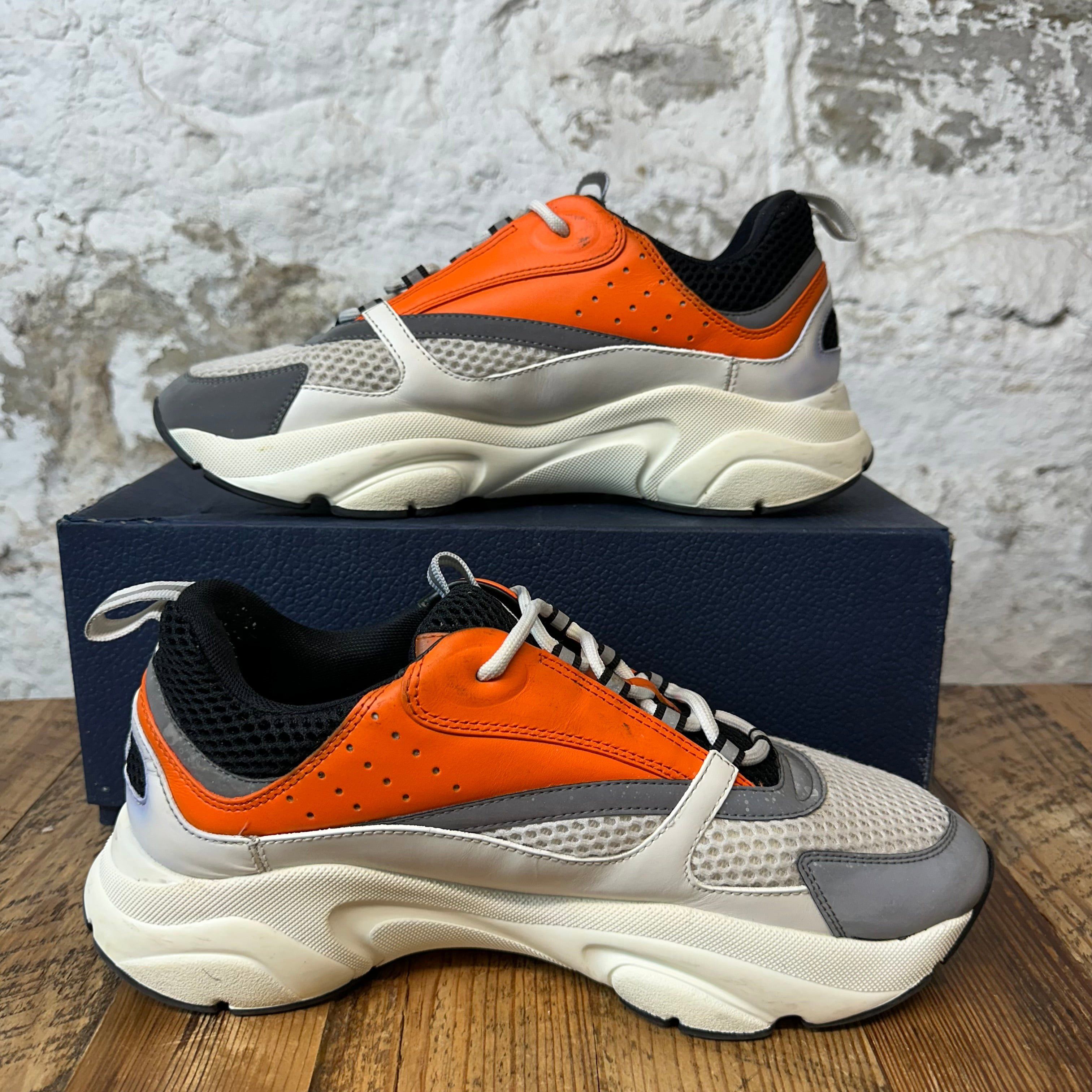 Dior Dior B22 Orange Black White Sneaker Sz 10 (43) Size US 10 / EU 43 - 2 Thumbnail
