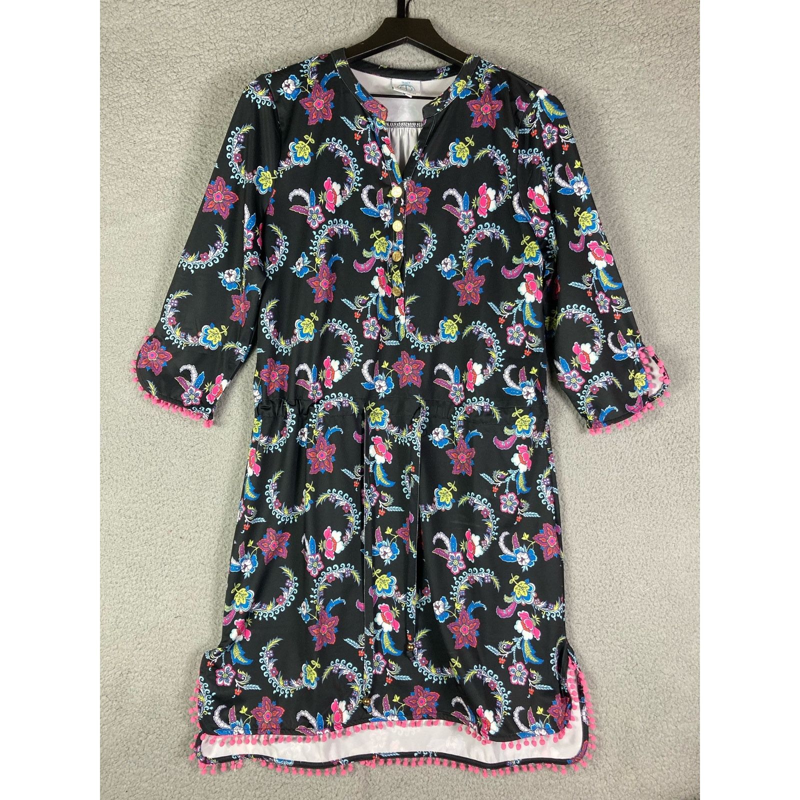 Other Tracy Negoshian Dress Size Medium Womens Boho 3/4 Sleeves Size M / US 6-8 / IT 42-44 - 3 Thumbnail