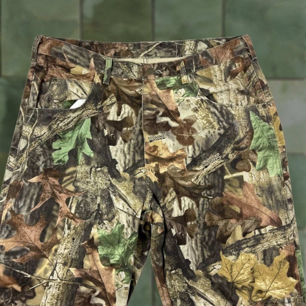 Wrangler VINTAGE Wrangler Camo Double Knee Pants Men's 36x32 USA Camouflage Chino Workwear 90s Size US 36 / EU 52 - 1 Thumbnail