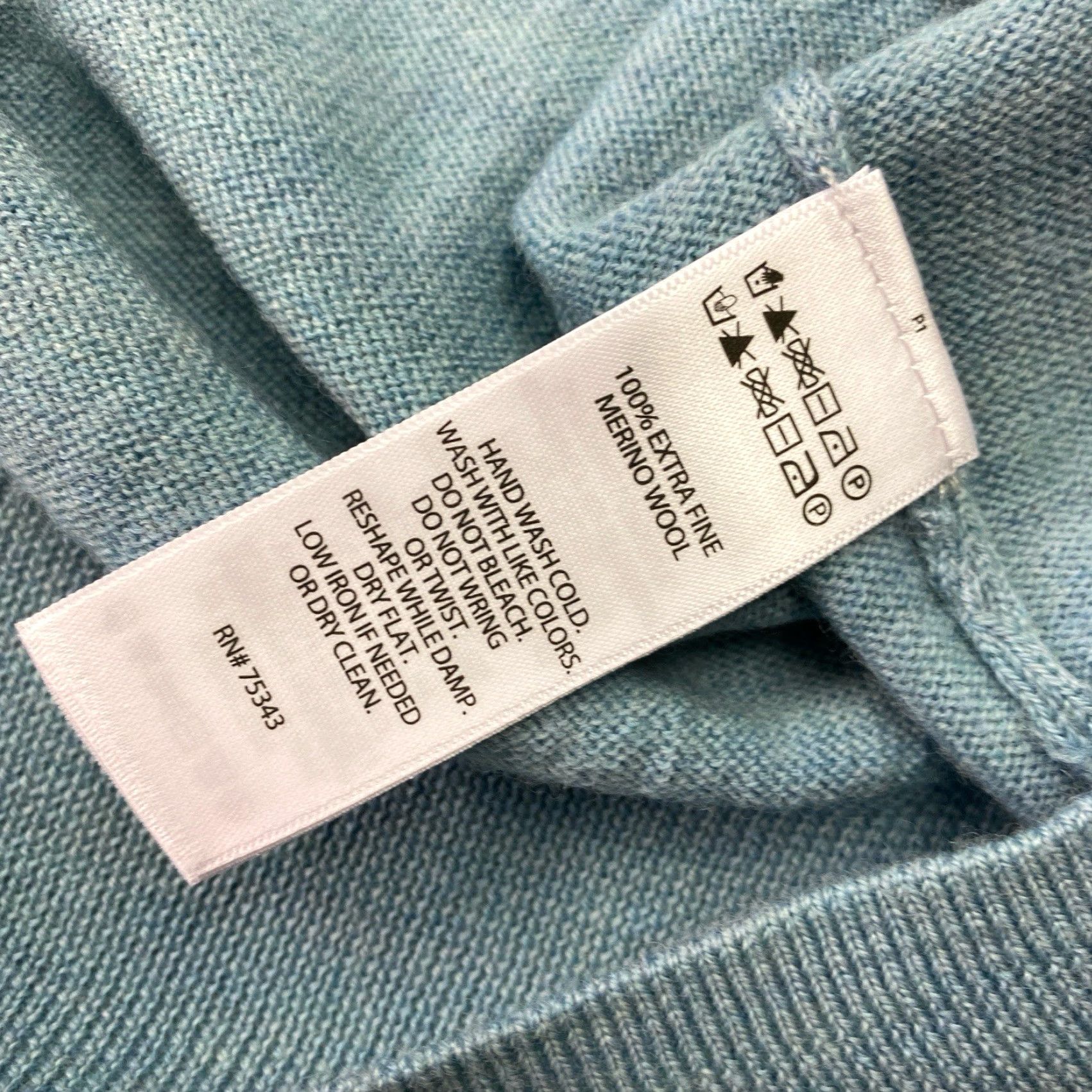 Christian Lacroix Christian Lacroix Sweater Mens XL Blue 100% Extra Fine Merino Wool Luxury NWT Size US XL / EU 56 / 4 - 6 Thumbnail