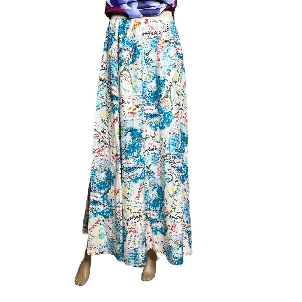 Other NWT Catherine Malandrino Flash Maxi silk blend Skirt. Size 28" / US 6 / IT 42 - 7 Thumbnail