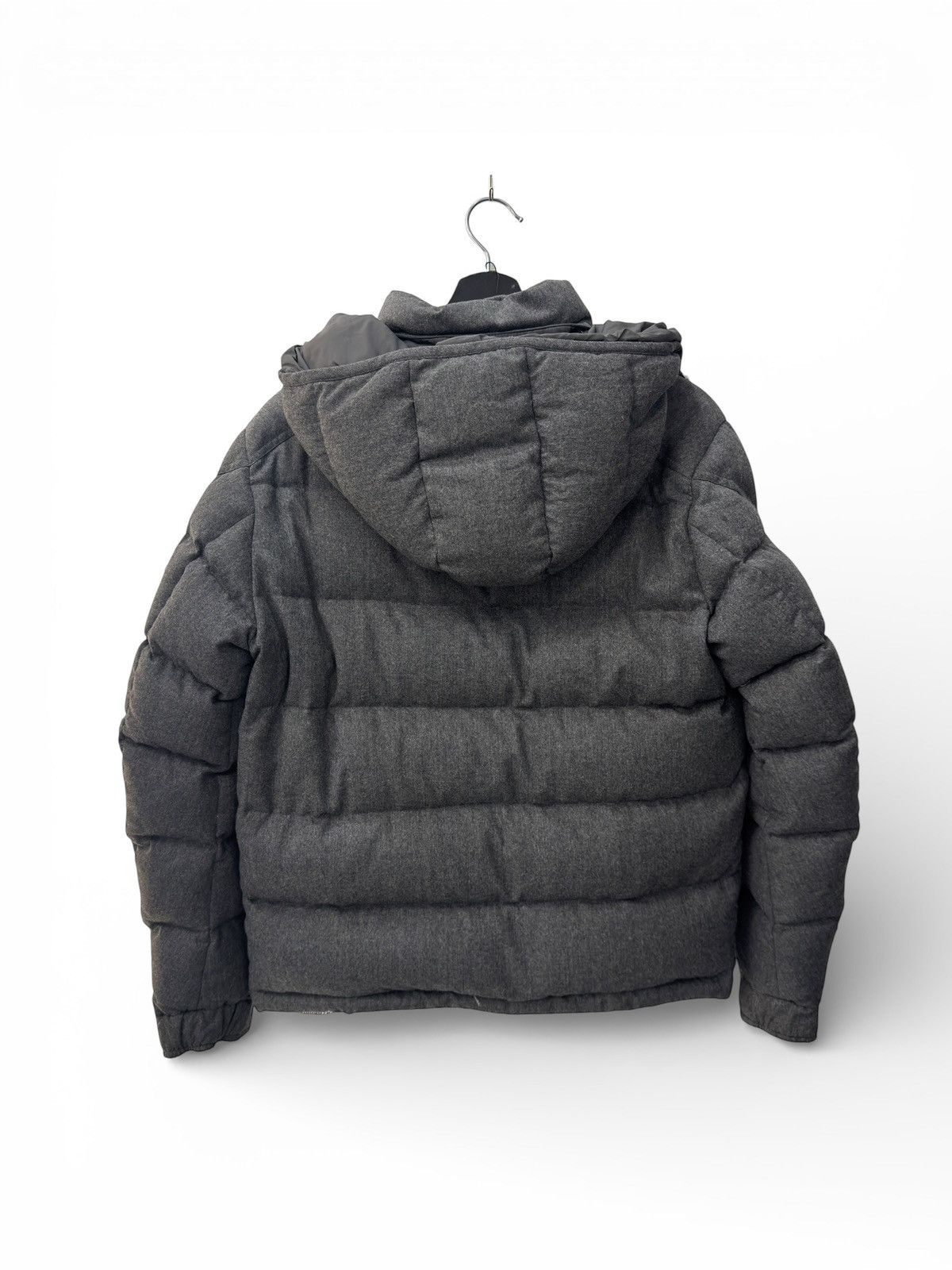 Moncler Moncler Gray Wool Maya Puffer Jacket Size US M / EU 48-50 / 2 - 5 Thumbnail