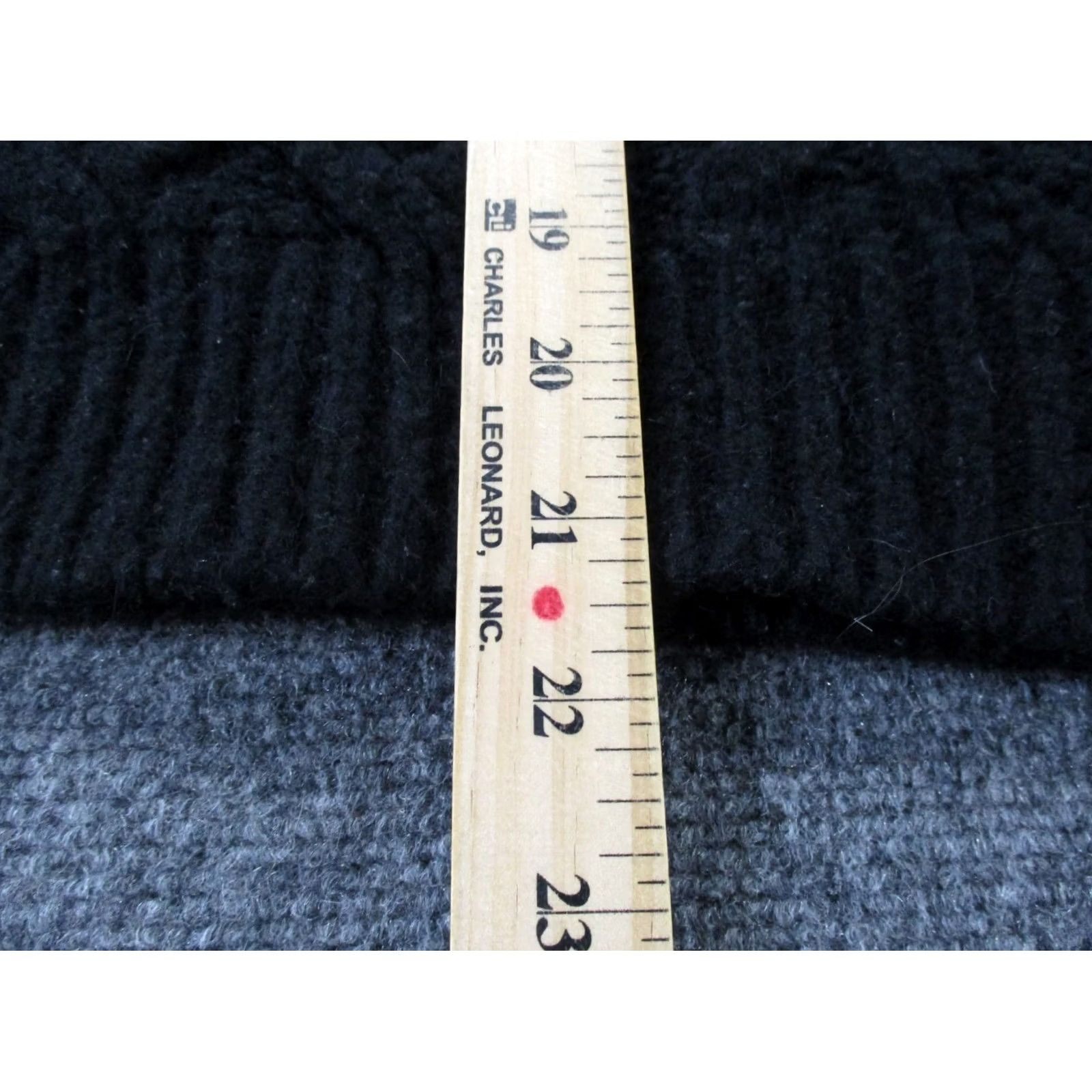 Polo Ralph Lauren Polo Ralph Lauren Sweater Women's XL Cable-Knit Turtle Neck Black Wool Blend Pullover Size XL / US 12-14 / IT 48-50 - 4 Thumbnail