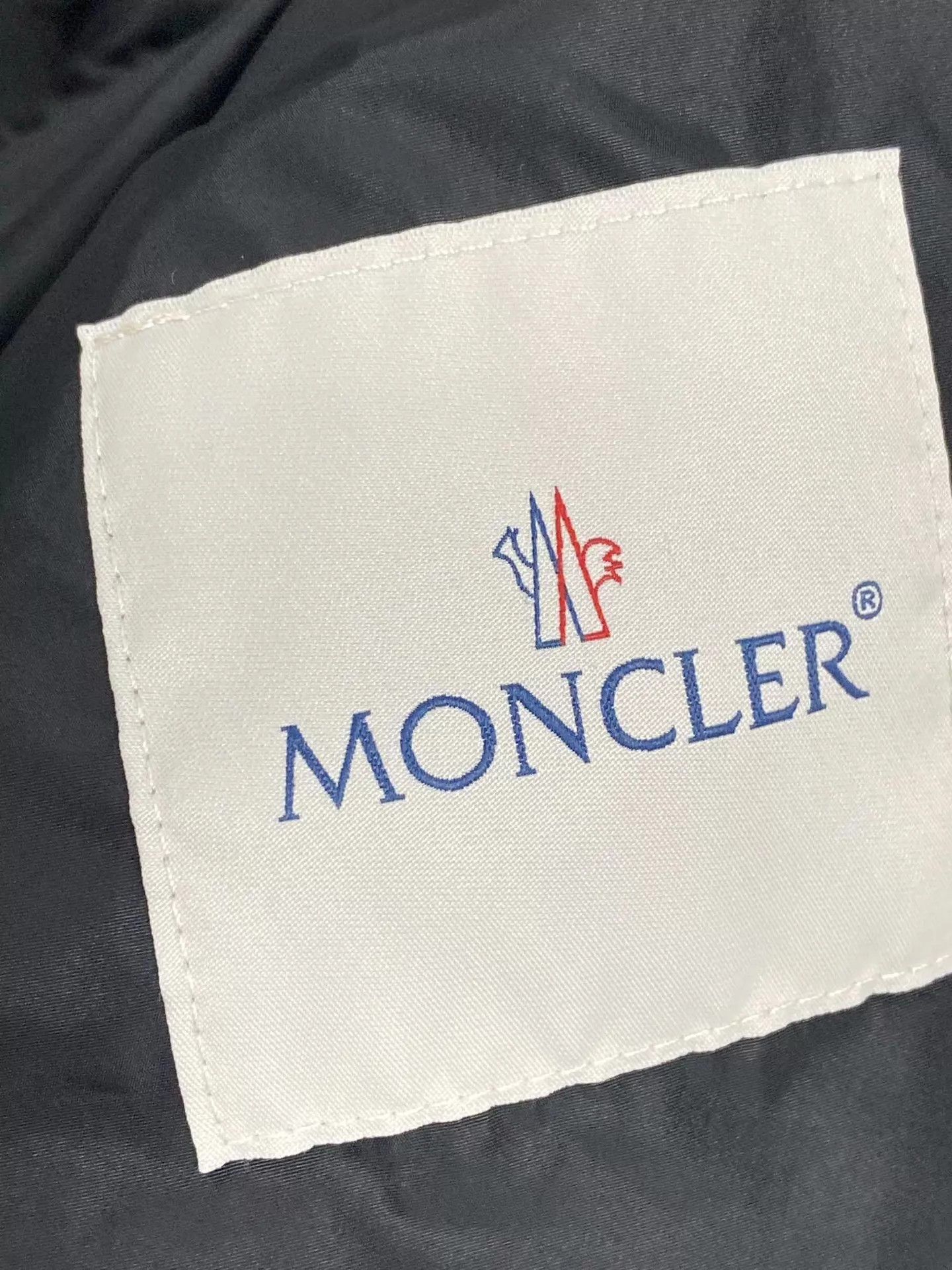 Moncler Moncler women's black sleeve logo longline coat 00 Size XXS / US 00 / IT 34 - 5 Thumbnail