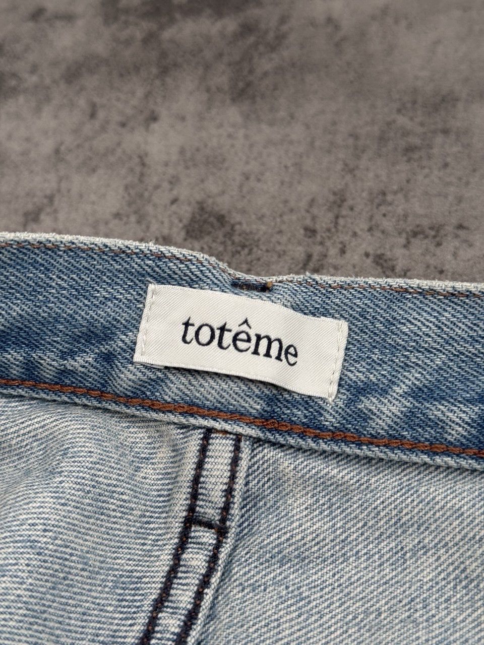 Other Toteme Blue Washed Denim Jeans Size US 32 / EU 48 - 17 Thumbnail