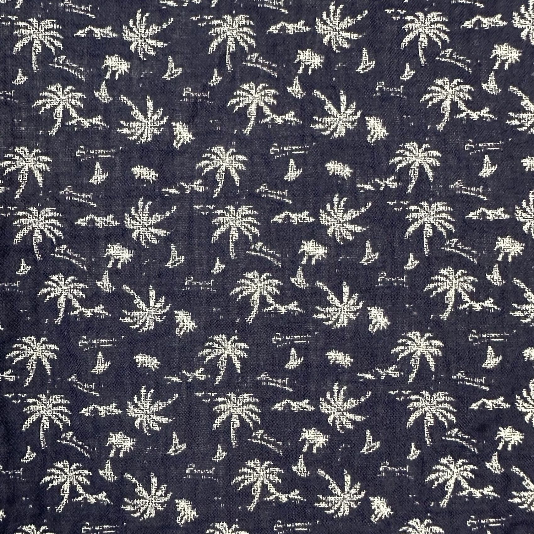 J.McLaughlin J. McLaughlin Shirt Men Large Blue Palm Tree Print Long Sleeve Button-Down Casual Size US L / EU 52-54 / 3 - 4 Thumbnail