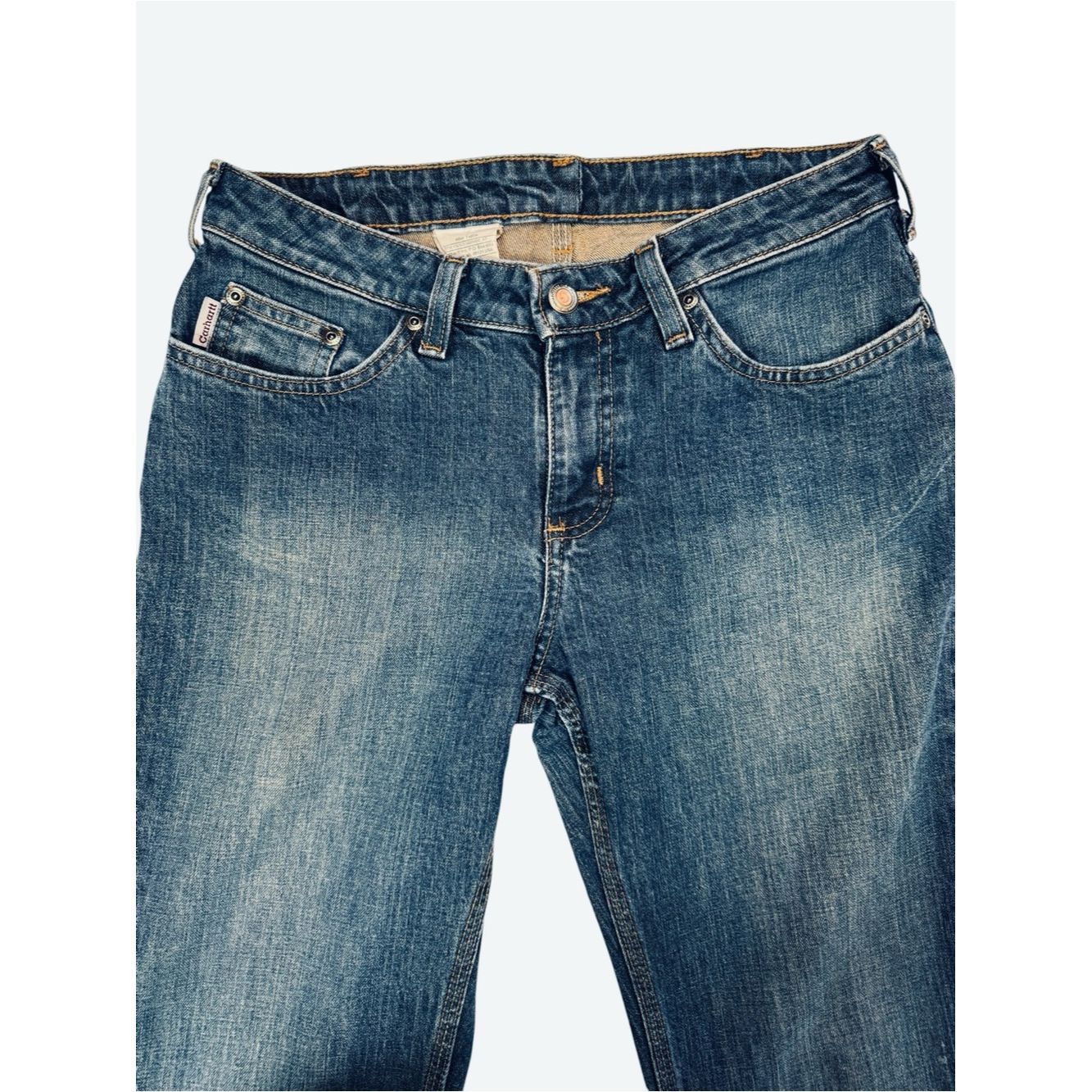 Carhartt Carhartt Original Fit Bootcut Jeans In Faded Indigo Size 4 Size 27" / US 4 / IT 40 - 6 Thumbnail