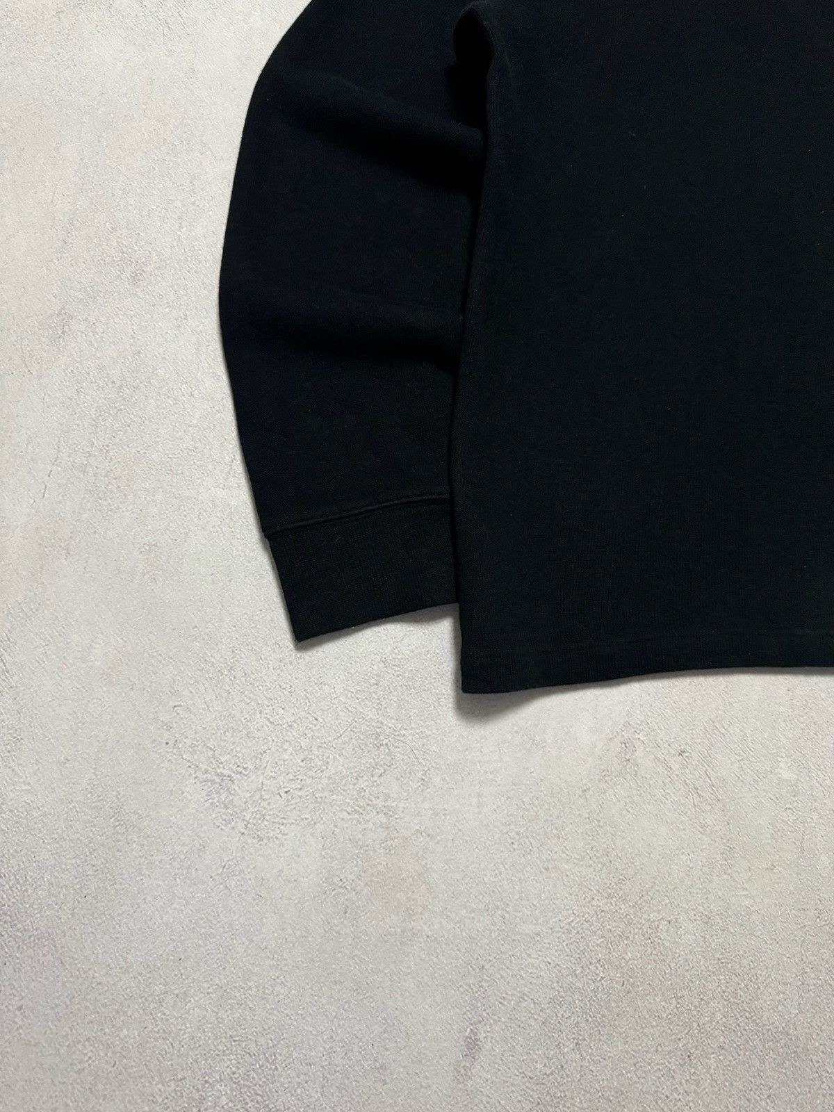 Polo Ralph Lauren × Vintage Vintage Polo Ralph Lauren Sweater Zip 1/3 Black Baggy 90s Size US L / EU 52-54 / 3 - 5 Thumbnail