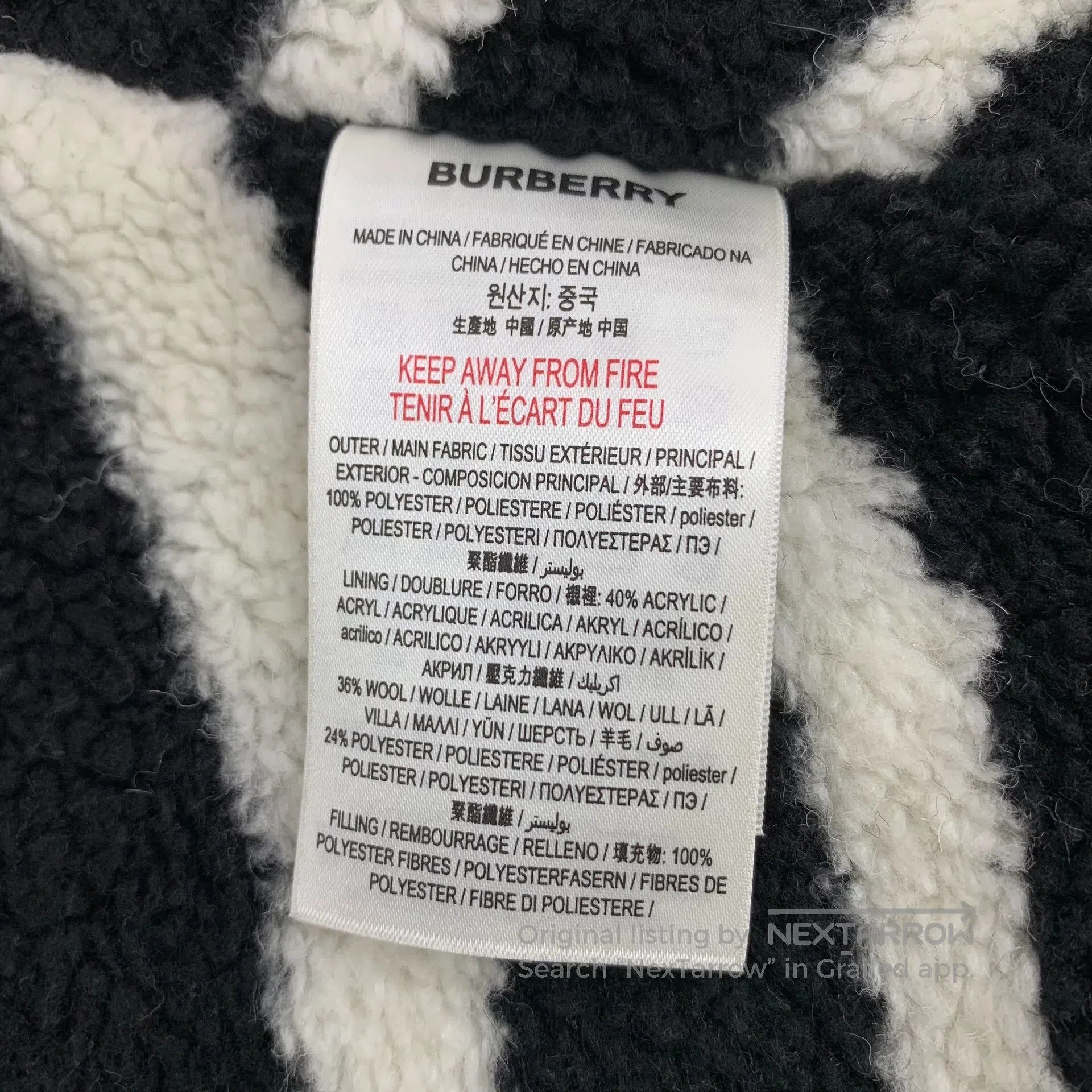 Burberry Burberry size 12y Black side logo lettered print hooded zi Size US M / EU 48-50 / 2 - 8 Thumbnail