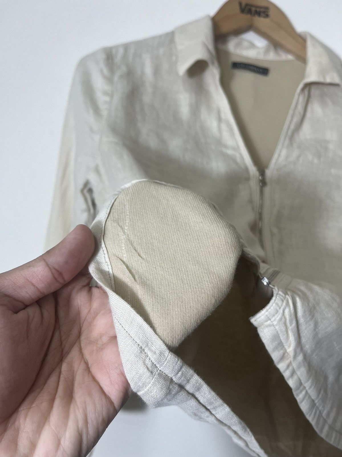 C.P. Company C.P. Company Light Crop Linen Blazer Size S / US 4 / IT 40 - 5 Thumbnail