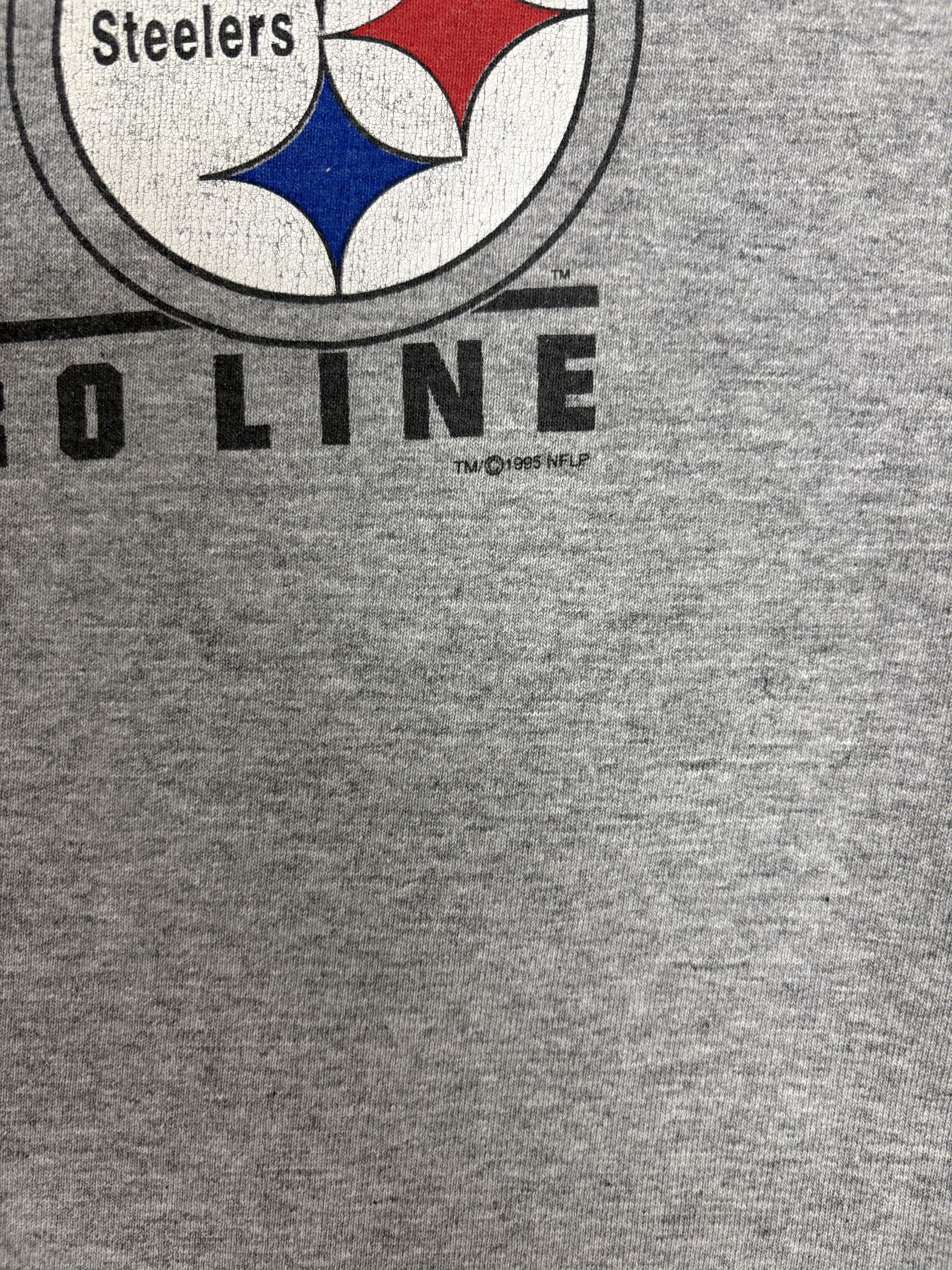 Starter Pittsburgh Steelers Pro-Line Vintage Grey T-Shirt Tee Size US XL / EU 56 / 4 - 2 Thumbnail