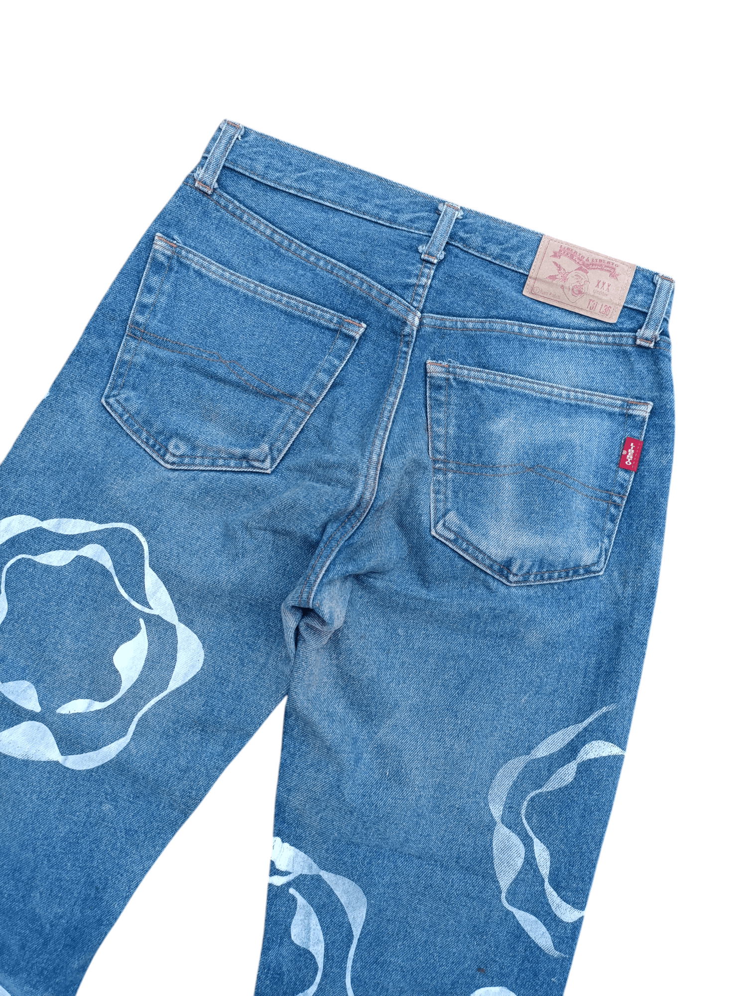 Hysteric Glamour Japan 🇯🇵 Liberto Big Tears Paint Design Denim Size US 30 / EU 46 - 13 Thumbnail