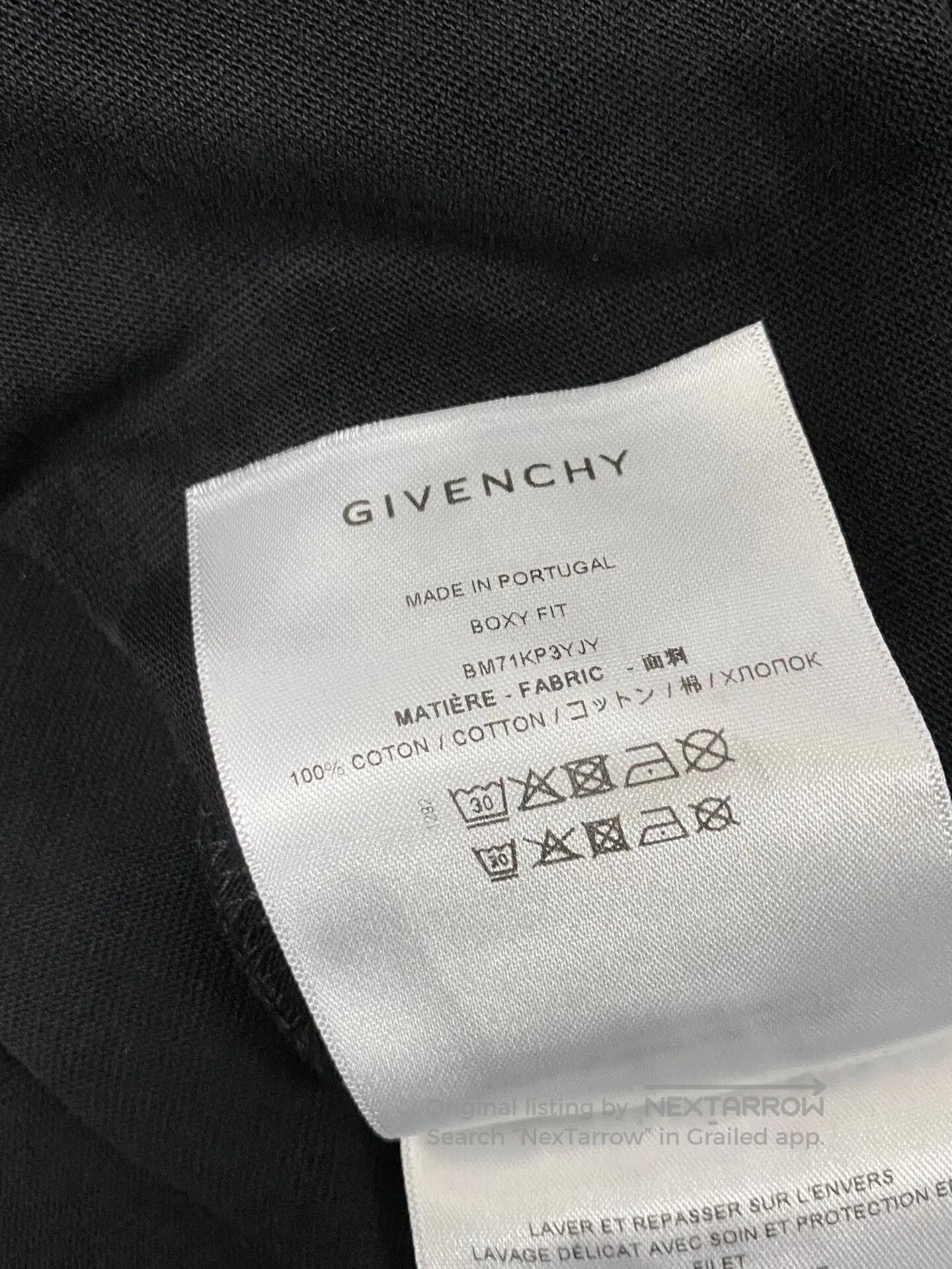 Givenchy givenchy men’s long sleeve t-shirt with print. Size US S / EU 44-46 / 1 - 6 Thumbnail