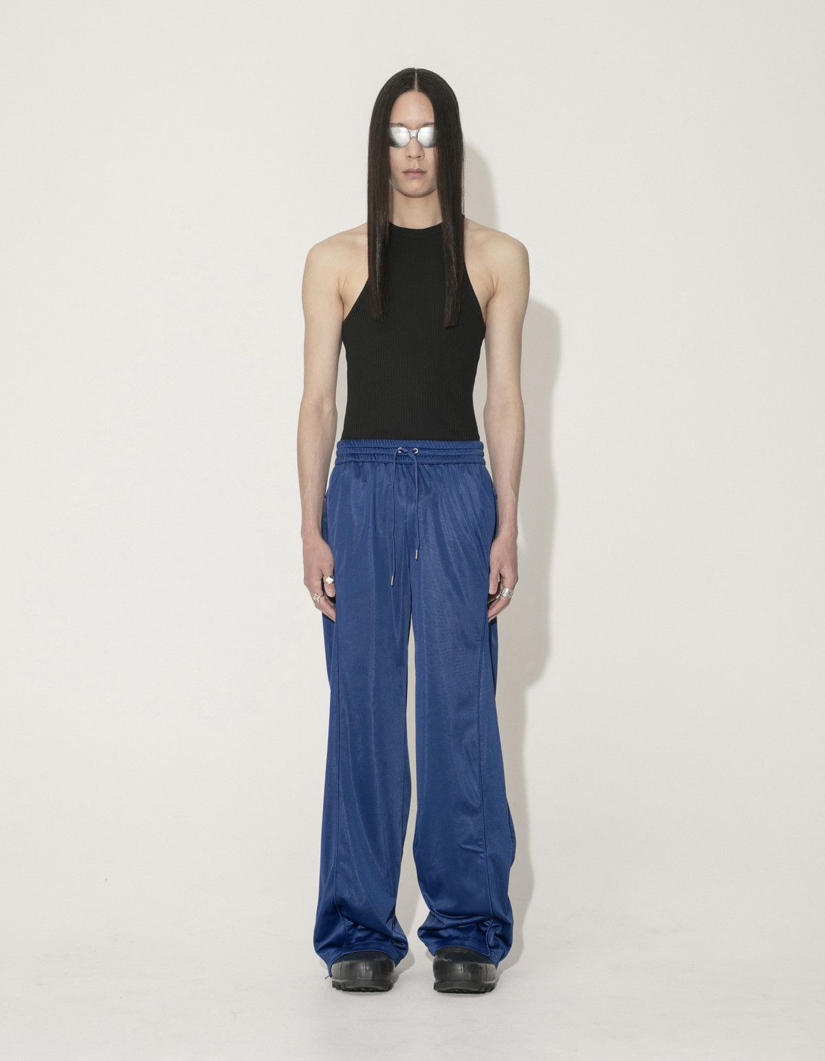 Han Kjobenhavn SS23 !DSWT! Han Kjobenhavn Oversized Loose Blue Track Pants Size US 32 / EU 48 - 2 Thumbnail