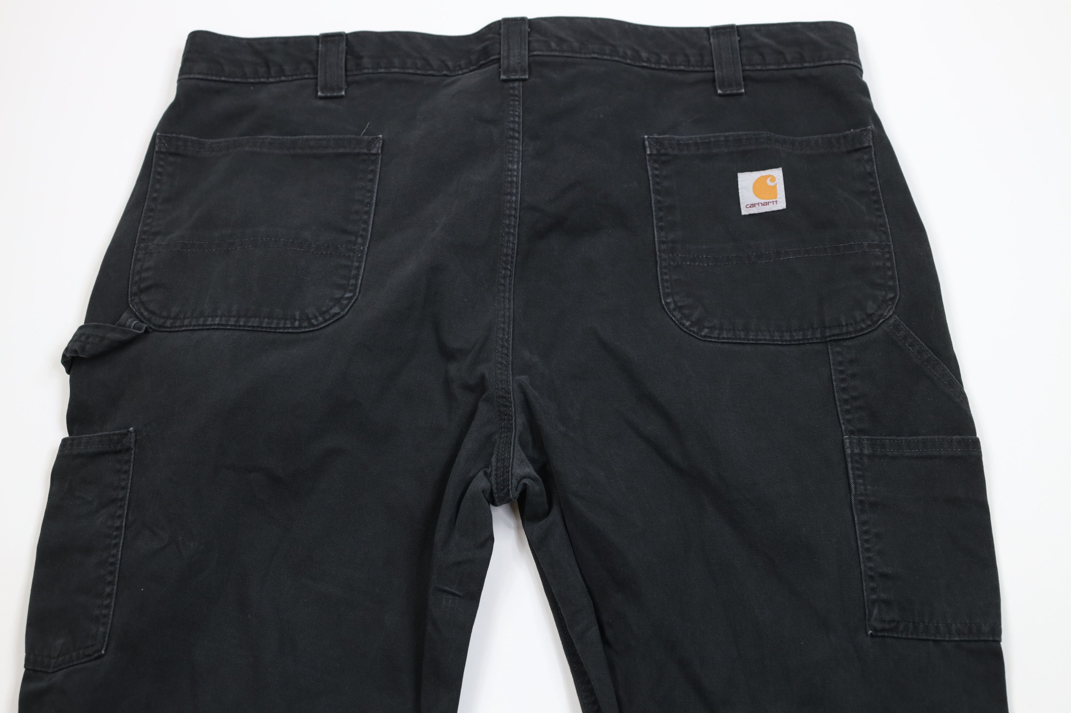 Carhartt Vintage Y2K Carhartt Wide Leg Dungaree Pants Black Cotton Size US 40 / EU 56 - 12 Thumbnail