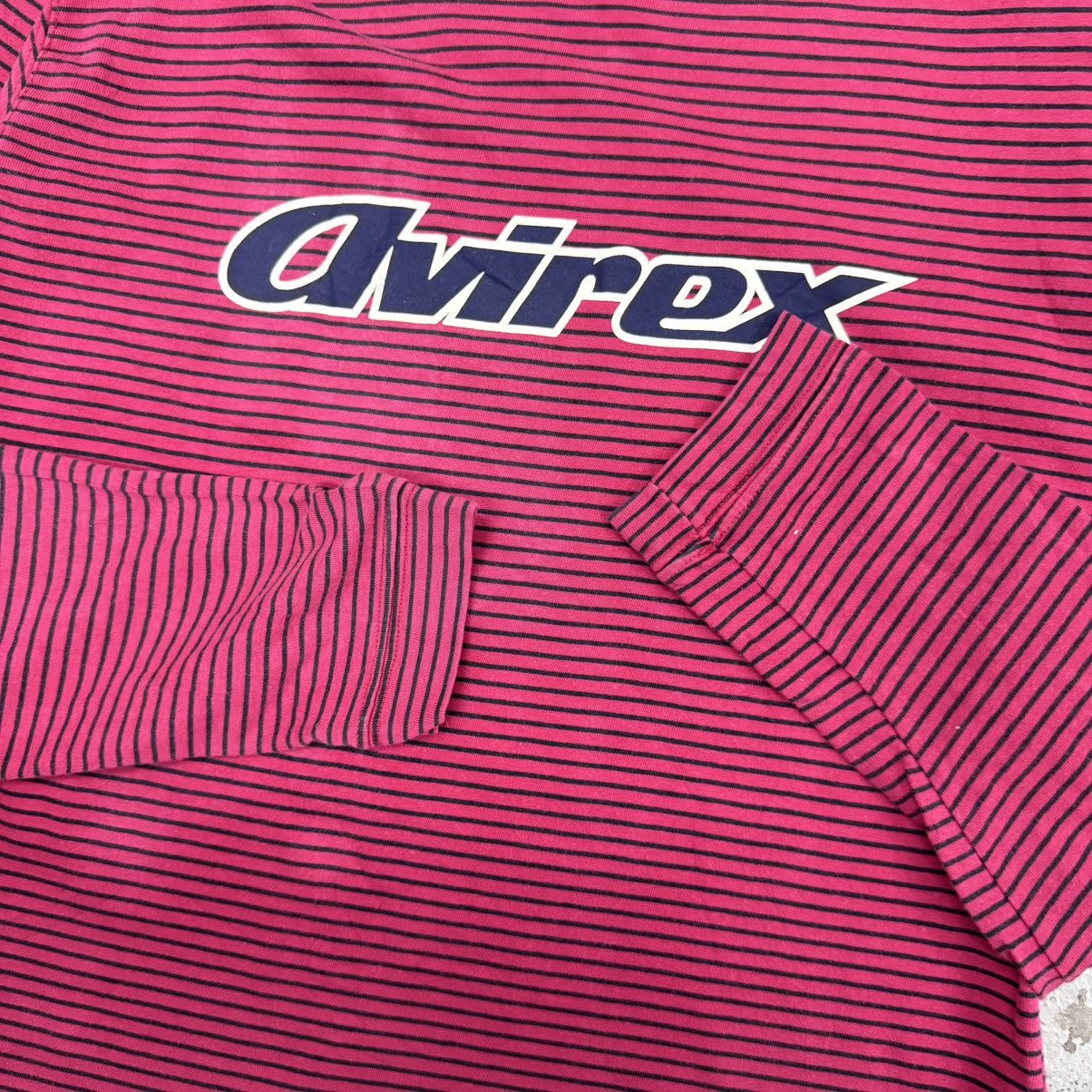 Avirex Vintage Avirex Kurt Cobain Style Stripe Longsleeve Tee Size US S / EU 44-46 / 1 - 6 Thumbnail
