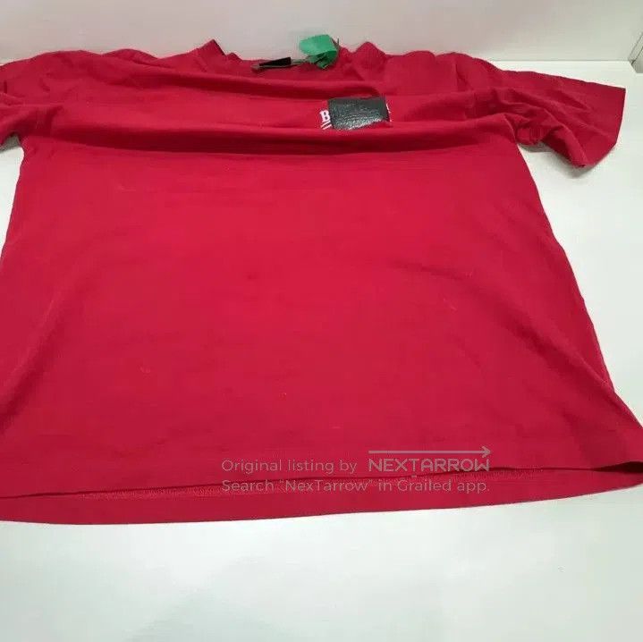 Balenciaga Balenciaga SS23 Red Logo Short Sleeve T. Size US XS / EU 42 / 0 - 5 Thumbnail