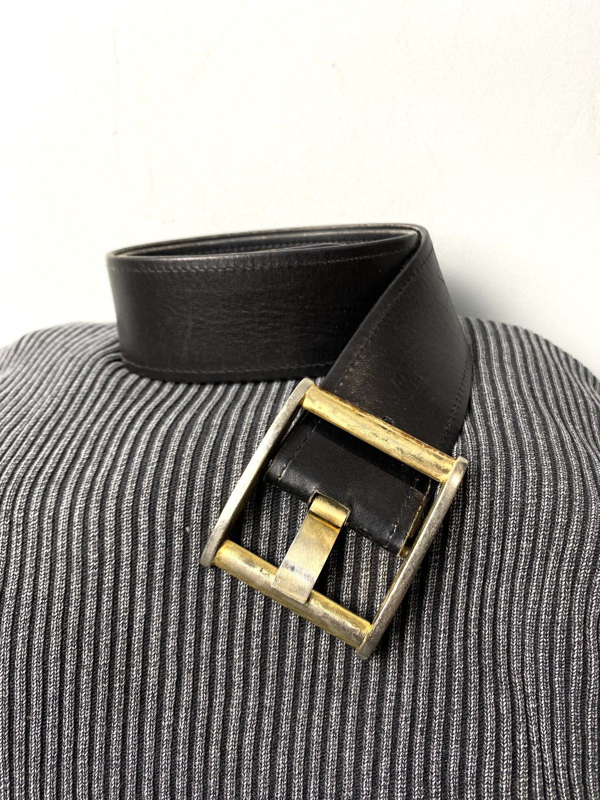 Japanese Brand × Jil Sander Vintage Jil Sander Leather Belt Luxury Archive Size ONE SIZE - 2 Thumbnail