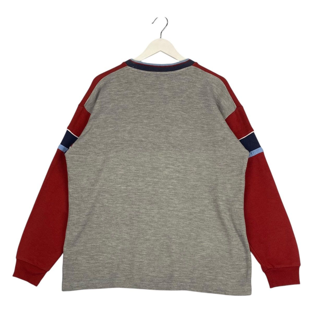 Fila × Vintage Vintage Fila Long Sleeve T-Shirt Embroidered Gray Size US L / EU 52-54 / 3 - 7 Thumbnail