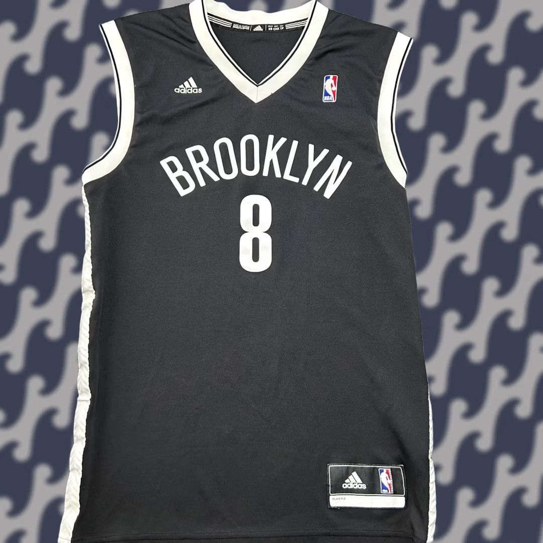 adidas Brooklyn Nets Deron Williams 2013 Basketball Jersey Tank Top Mens XS Black"}