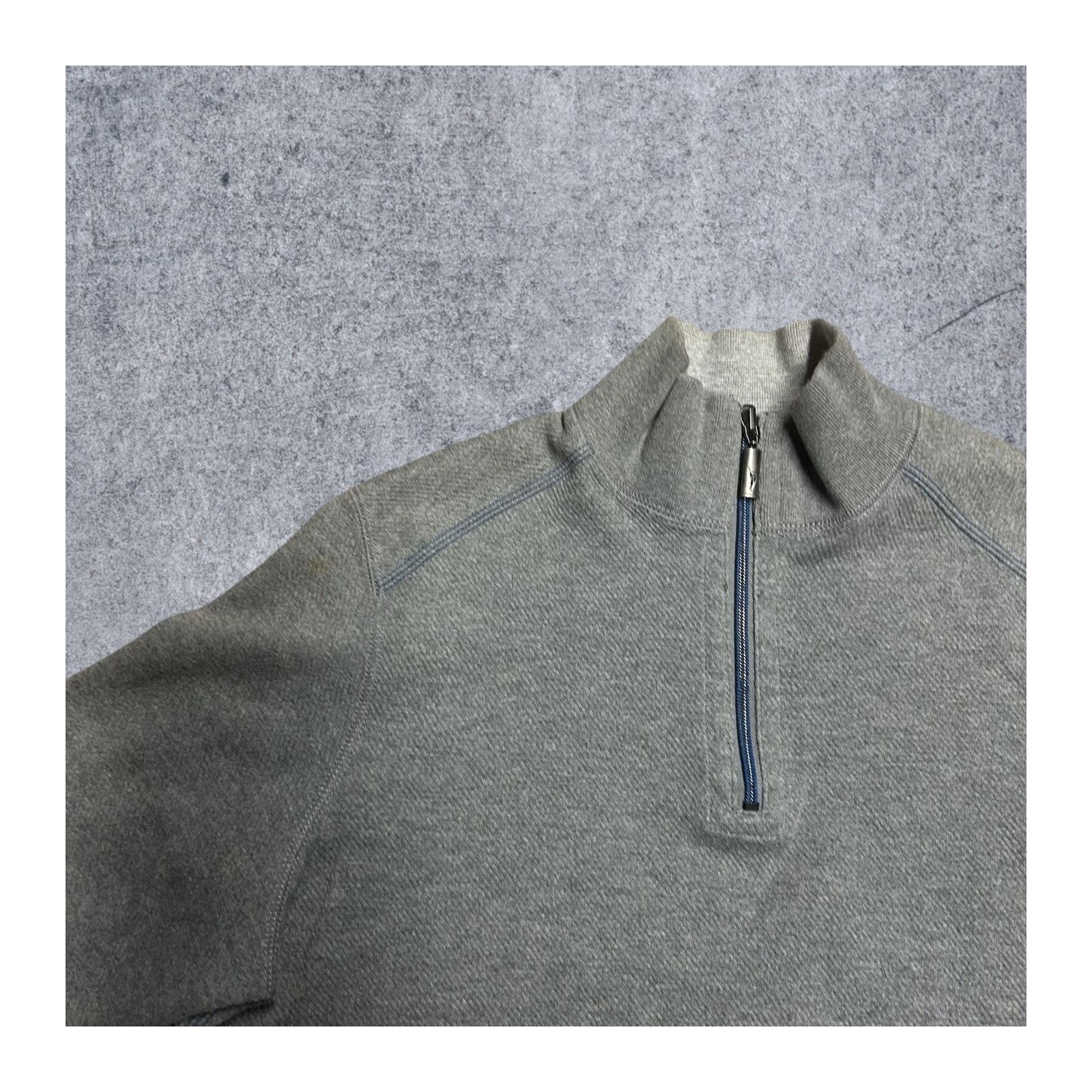 Tommy Bahama Tommy Bahama Flipshore Reversible Grey Sweater Mens Large Size US L / EU 52-54 / 3 - 6 Thumbnail