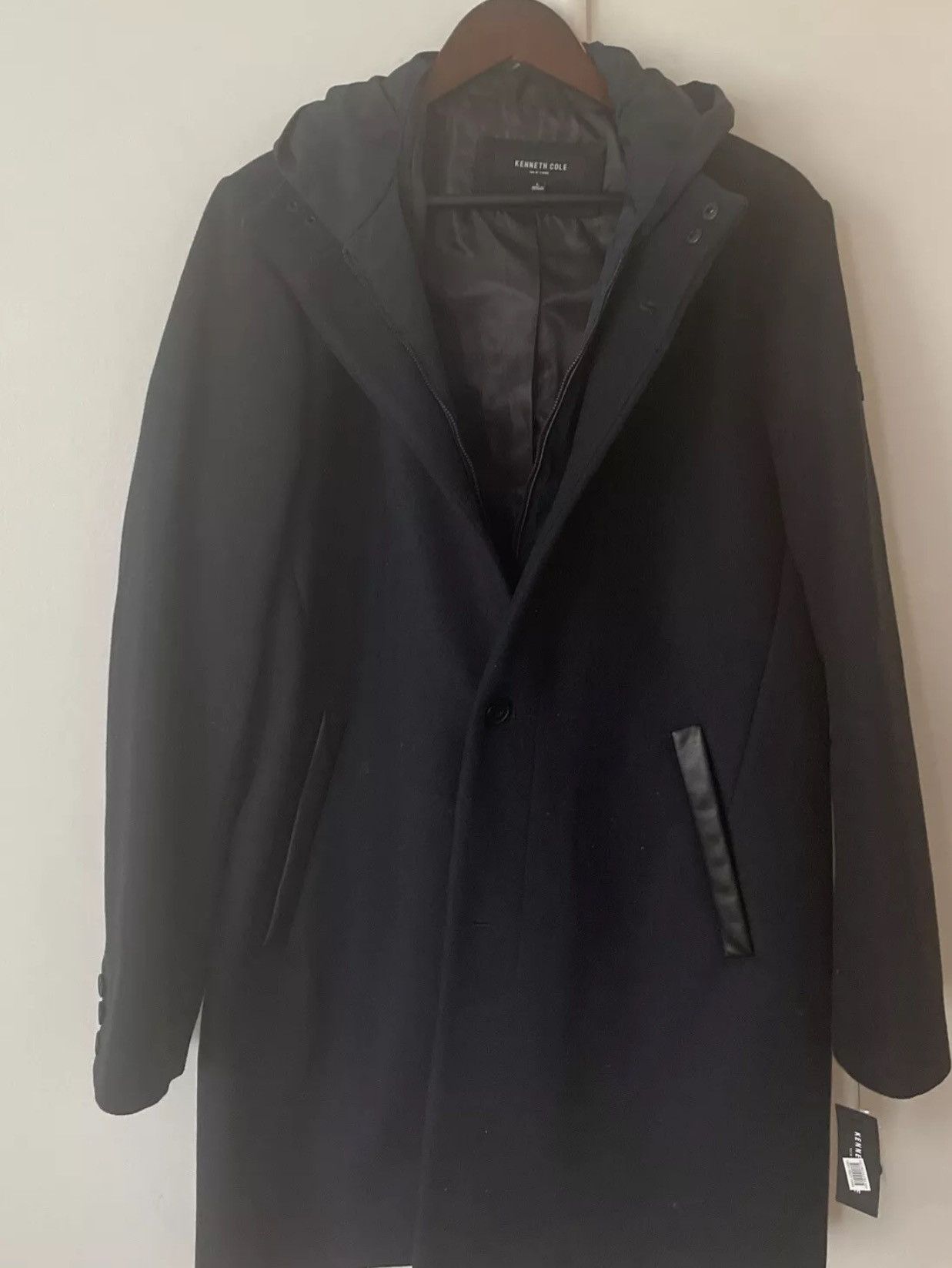 Kenneth Cole Kenneth Cole mens multi media L navy coat new Size US L / EU 52-54 / 3 - 8 Thumbnail