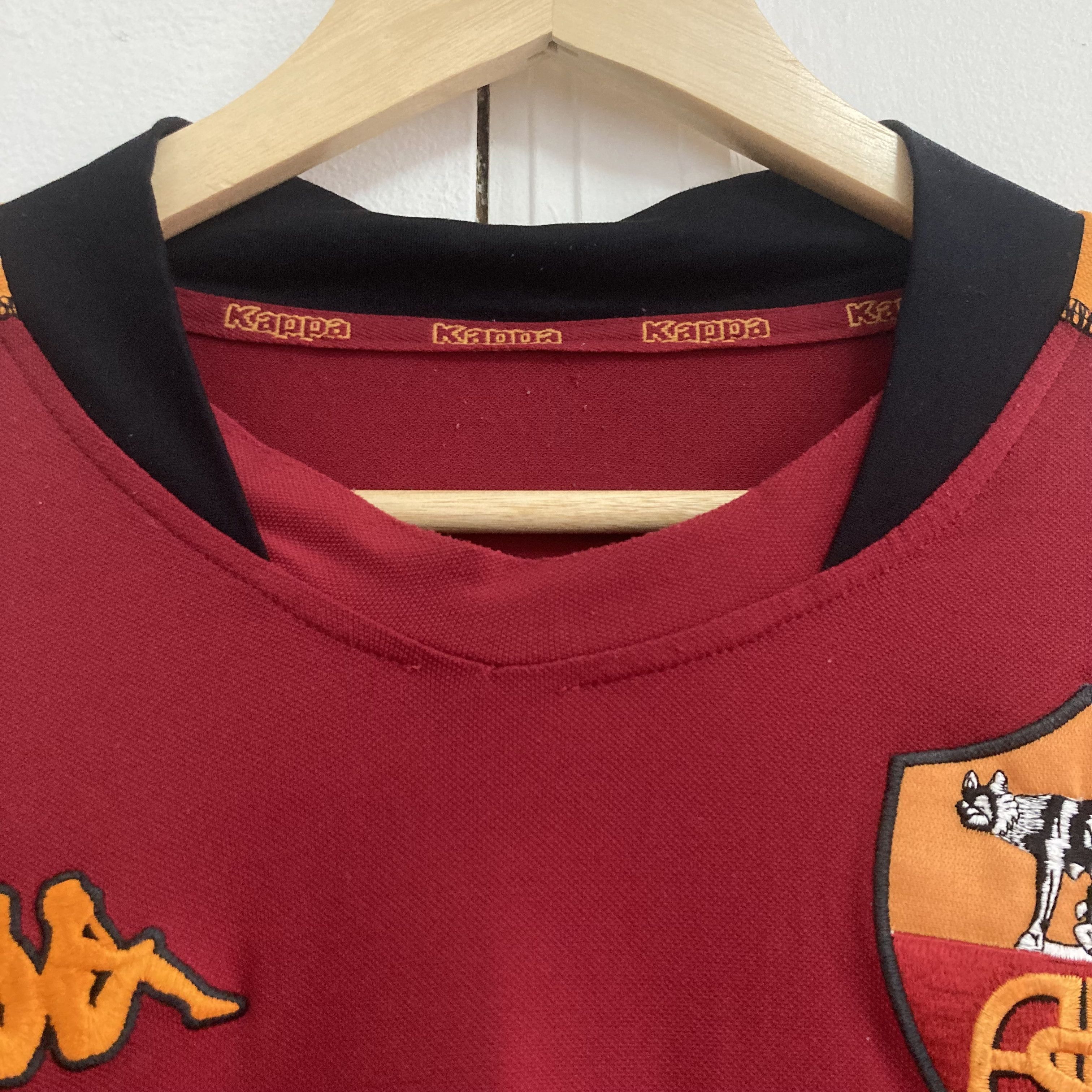 Kappa Rare Roma 02/03 Vintage Kappa Long Sleeve Jersey XXXL Size US L / EU 52-54 / 3 - 13 Thumbnail