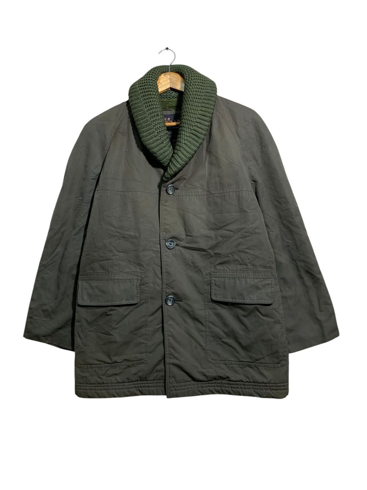Japanese Brand × Van 🔥VAN JAC KNITTED SHAWL COLLAR HEAVY JACKETS Size US M / EU 48-50 / 2 - 1 Thumbnail