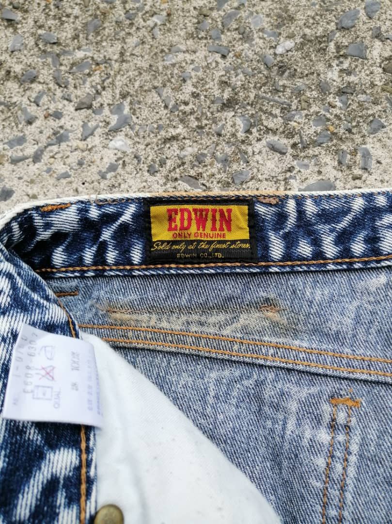Edwin × Vintage Vintage Edwin 1510-96 Acid Washed Denim Jeans Size US 30 / EU 46 - 5 Thumbnail