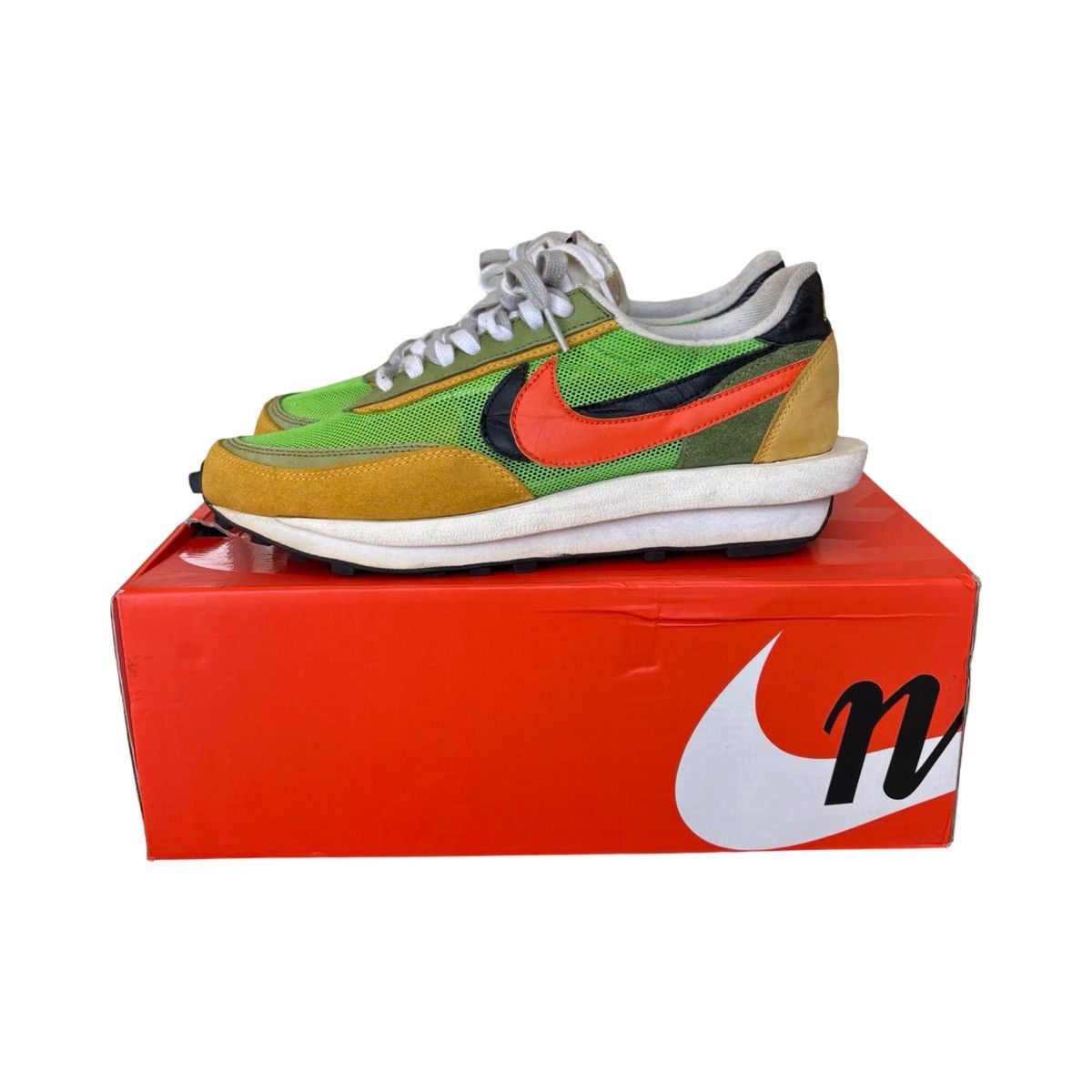 Nike × Sacai LD Waffle Green Gusto Size US 9 / EU 42 - 3 Thumbnail