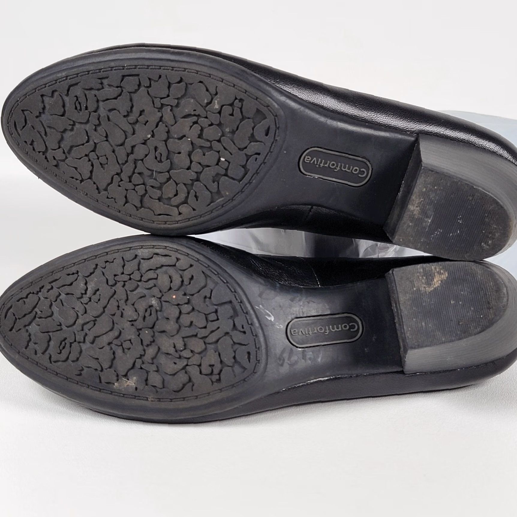 Vintage VINTAGE? No. Use from original. Create title: Comfortiva Leather Pump Women Kitten Heel Arch Support Black 9 M Shoes Womens Pump Size US 9 / IT 39 - 7 Thumbnail