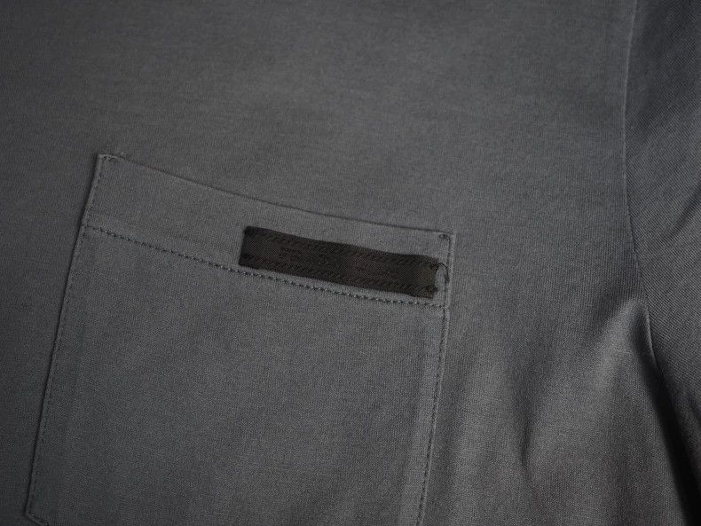 Prada PradaWashed gray pocket logo short sleeves 2503-Nextarrow Size US M / EU 48-50 / 2 - 3 Thumbnail