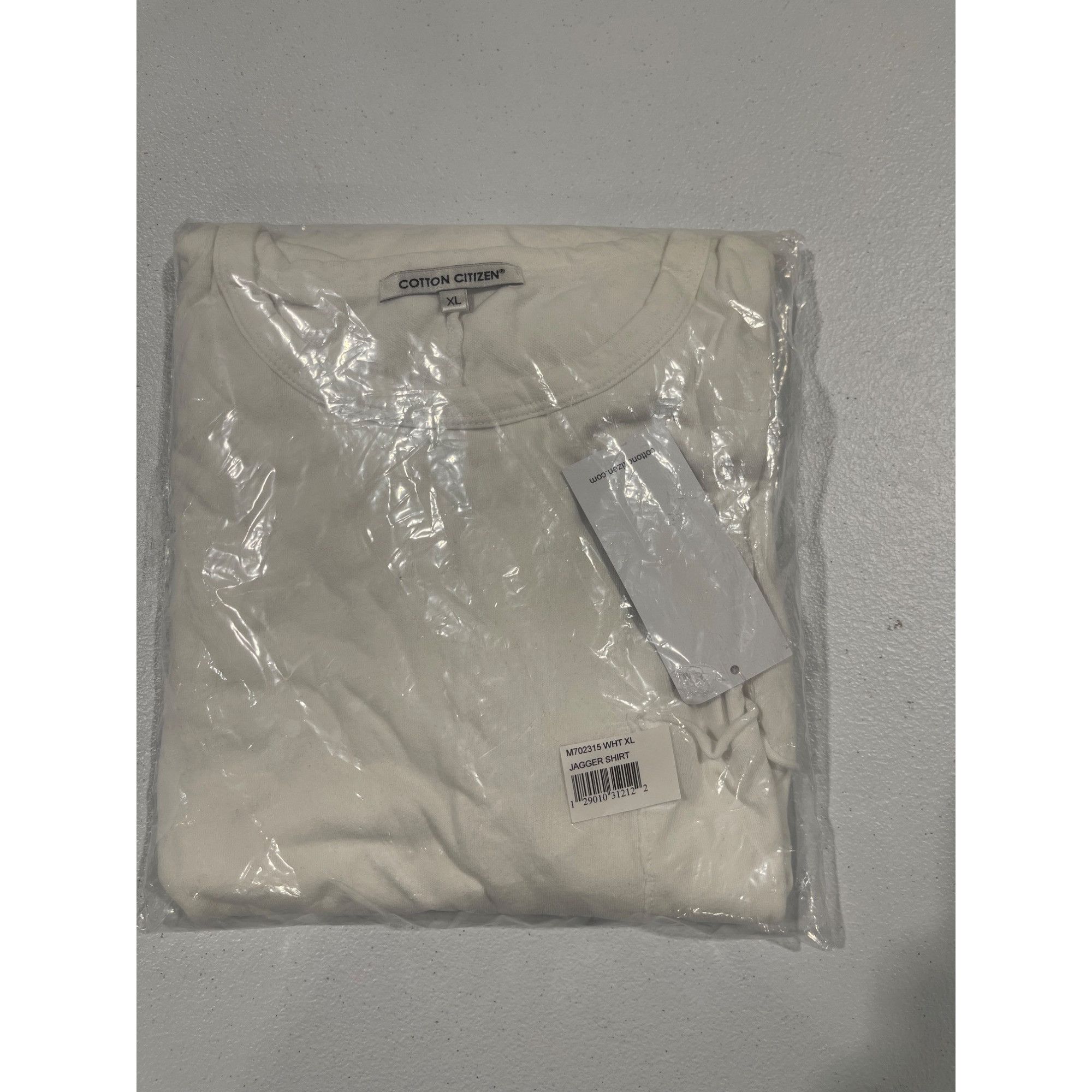 COTTONCITIZEN NWT COTTON CITIZEN MEN'S L/S JAGGER WHITE SHIRT SZ XL Size US XL / EU 56 / 4 - 2 Thumbnail