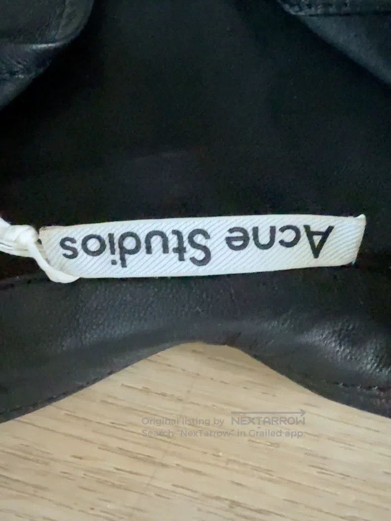 Acne Studios Acne Studios Black leather shirt Size S / US 4 / IT 40 - 2 Thumbnail