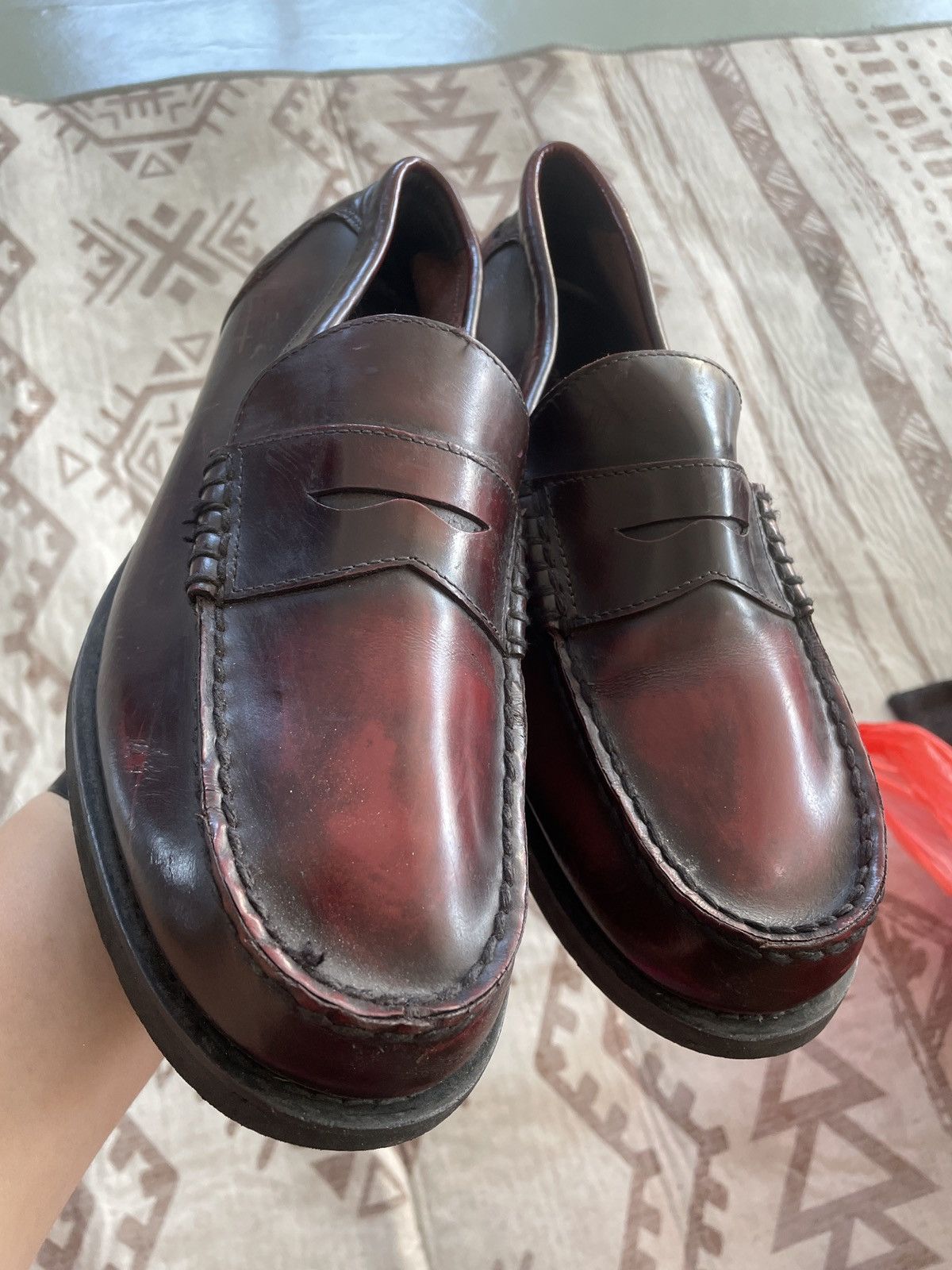 Rockport ROCKPORT ADIPRENE INSOLE RED CHERRY TASSEL LOAFER BOAT SHOES Size US 10 / EU 43 - 3 Thumbnail