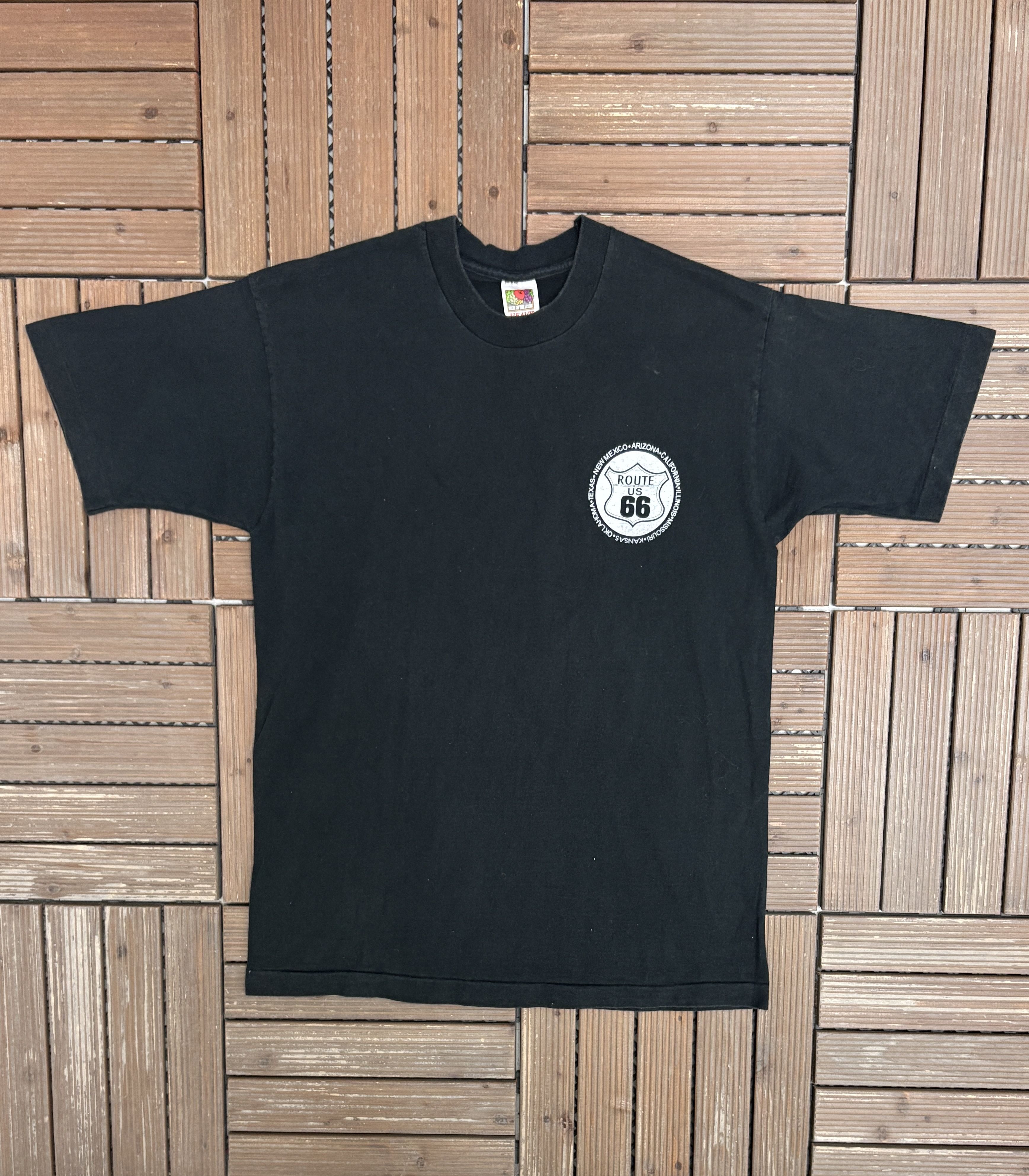 Vintage Route 66 Main Street Of America Vintage Black Tee Size US L / EU 52-54 / 3 - 2 Thumbnail
