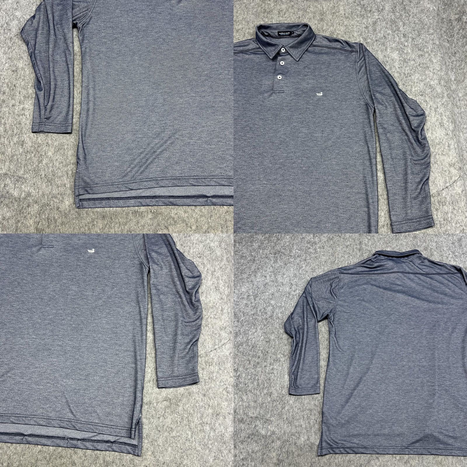 Vintage Southern Marsh Polo Shirt Mens XL Blue Long Sleeve Performance Casual Knit Prep Size US XL / EU 56 / 4 - 9 Thumbnail