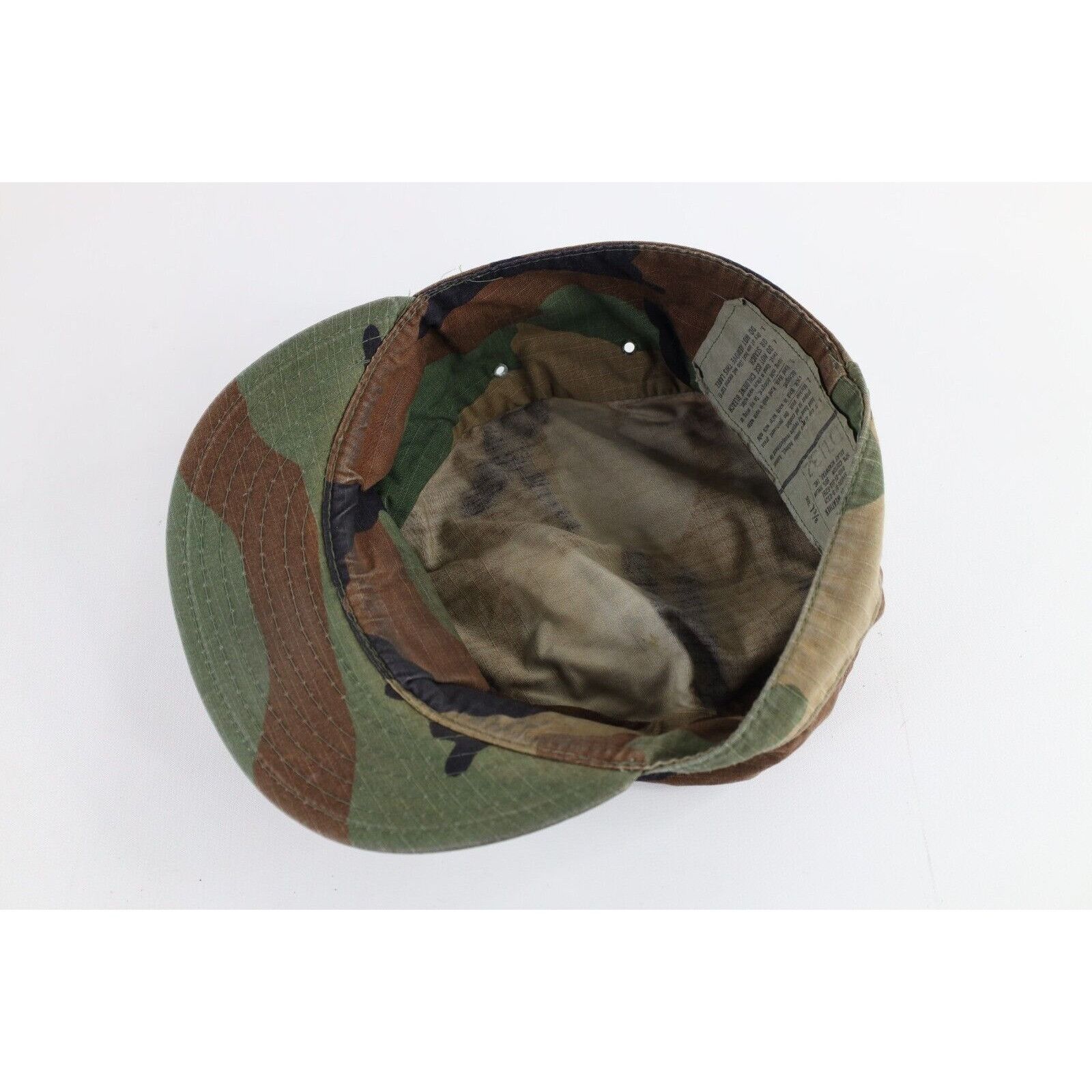 Vintage Vintage 90s Faded Military Issue Camouflage Hot Weather Cap Size ONE SIZE - 6 Thumbnail