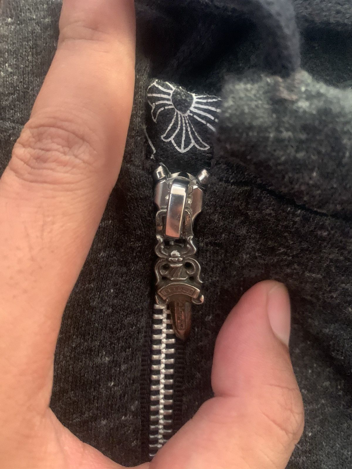 Chrome Hearts Chrome Hearts Zip Hood Heather Grey Size US XL / EU 56 / 4 - 3 Thumbnail