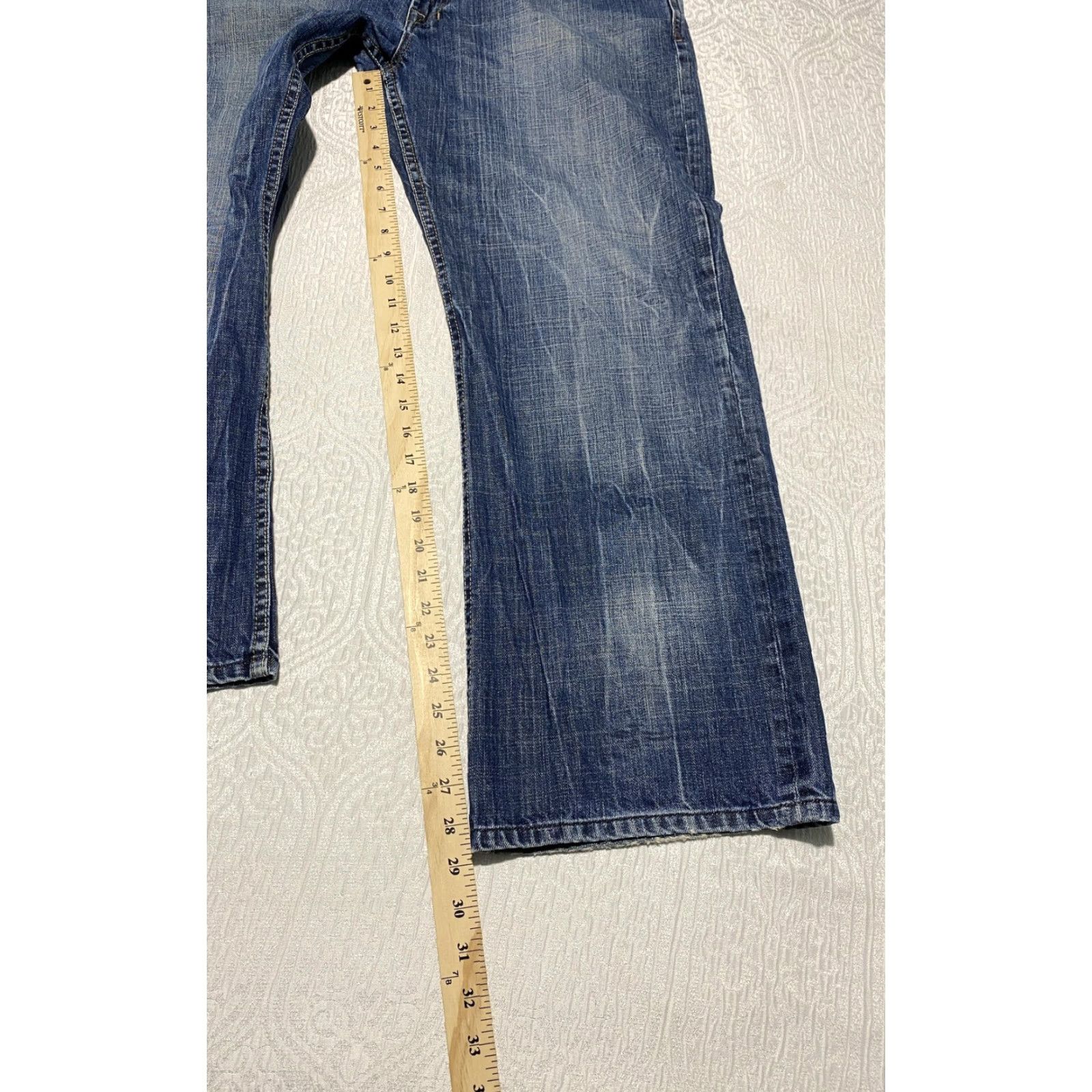 Buffalo David Bitton Buffalo David Bitton Jeans Mens 38x29 Blue Straight Denim Classic Cotton Size US 38 / EU 54 - 6 Thumbnail