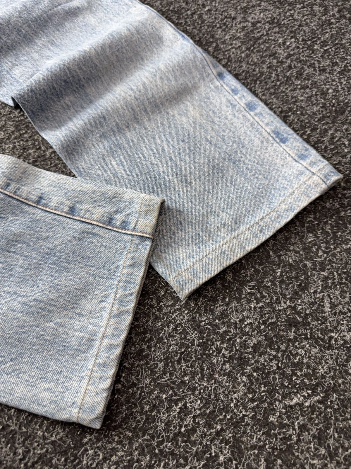Han Kjobenhavn Han Kjobenhavn Selvedge Jeans Dirty Distressed Light Wash Size US 29 - 16 Thumbnail