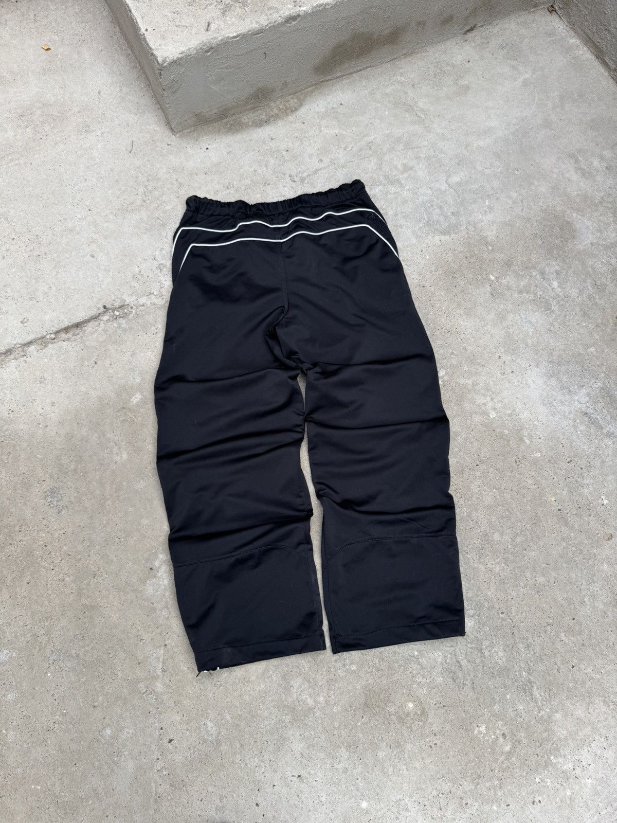 Nike 🥷 VINTAGE NIKE TRACK PANTS BLACK Size US 34 / EU 50 - 11 Thumbnail
